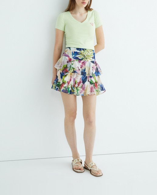 Imagen 0 de Falda corta con volantes