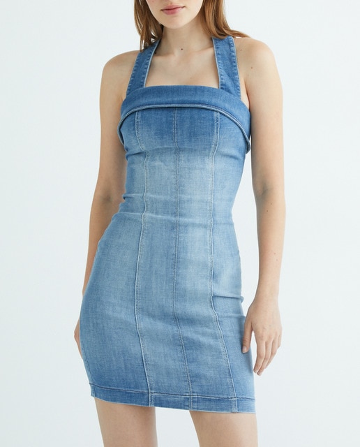 Imagen 0 de Vestido vaquero halter