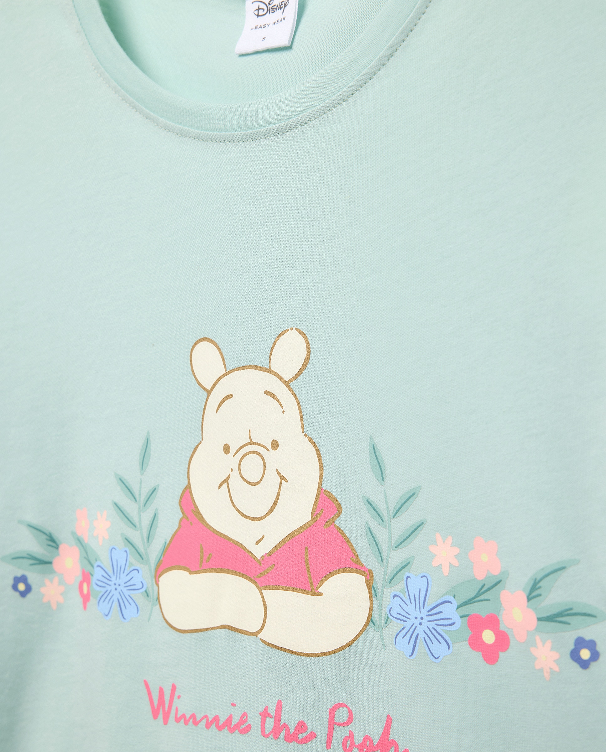 T-shirt Winnie the Pooh 510 Verde Claro-2