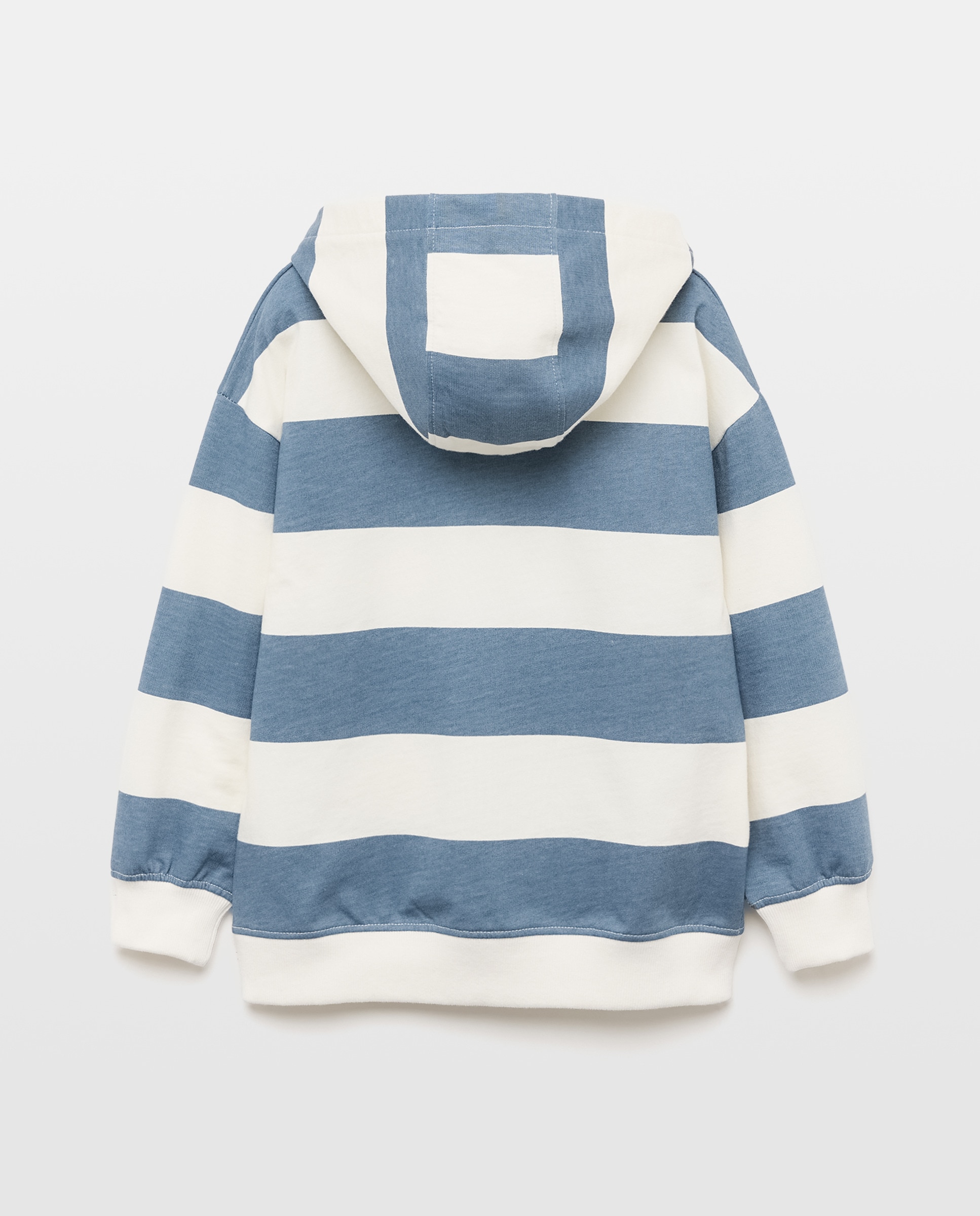 Sudadera de niño estampada con capucha 430 Azul oscuro-2