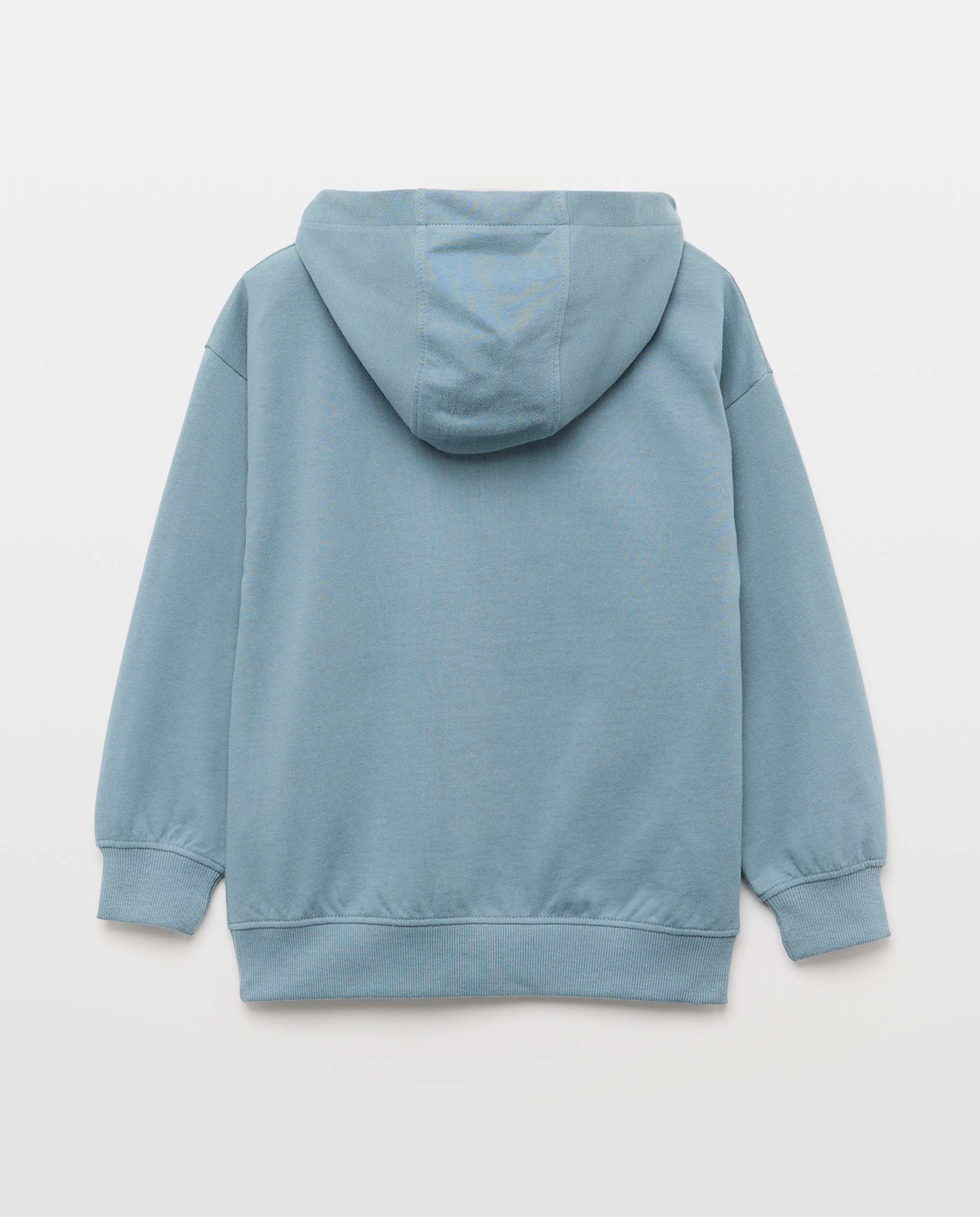 Sudadera de niño estampada con capucha Verde Pato-2