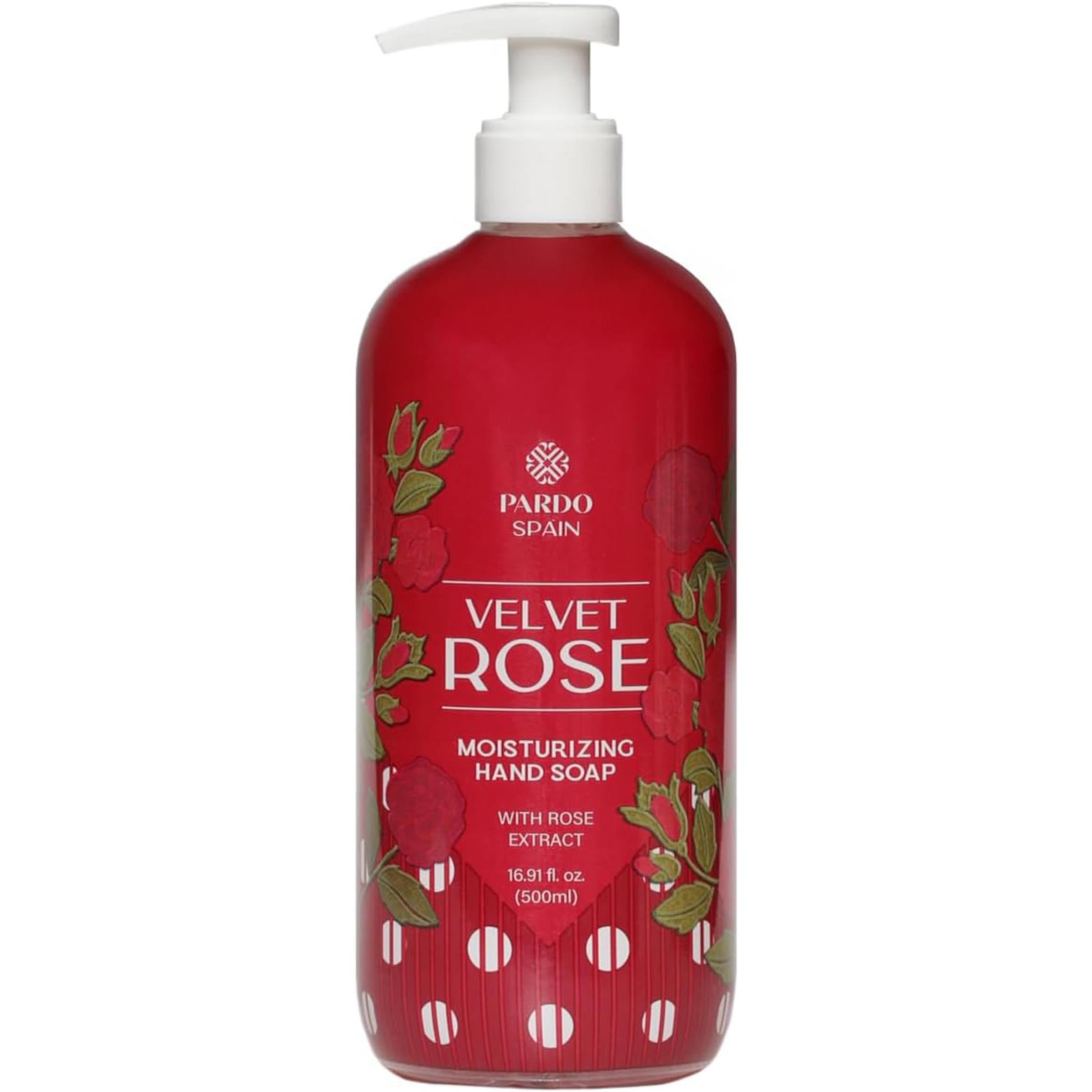 jabón líquido de manos con extracto de rosas frasco 500 ml