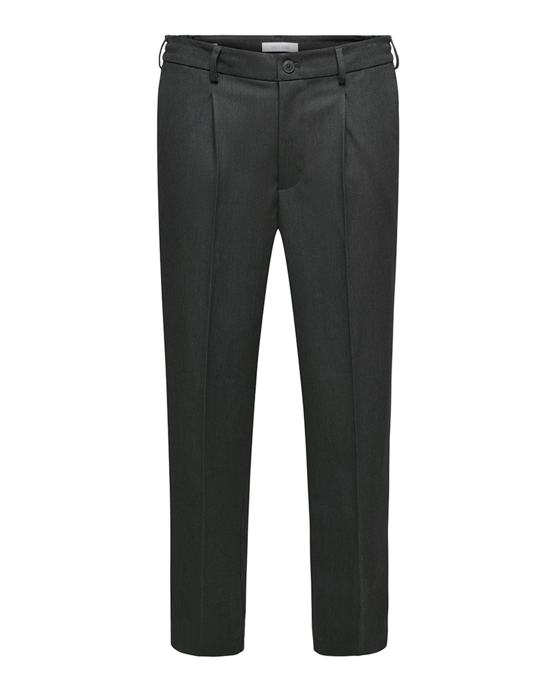 Calças Chino. Tapered Fit Cinzento-escuro-5