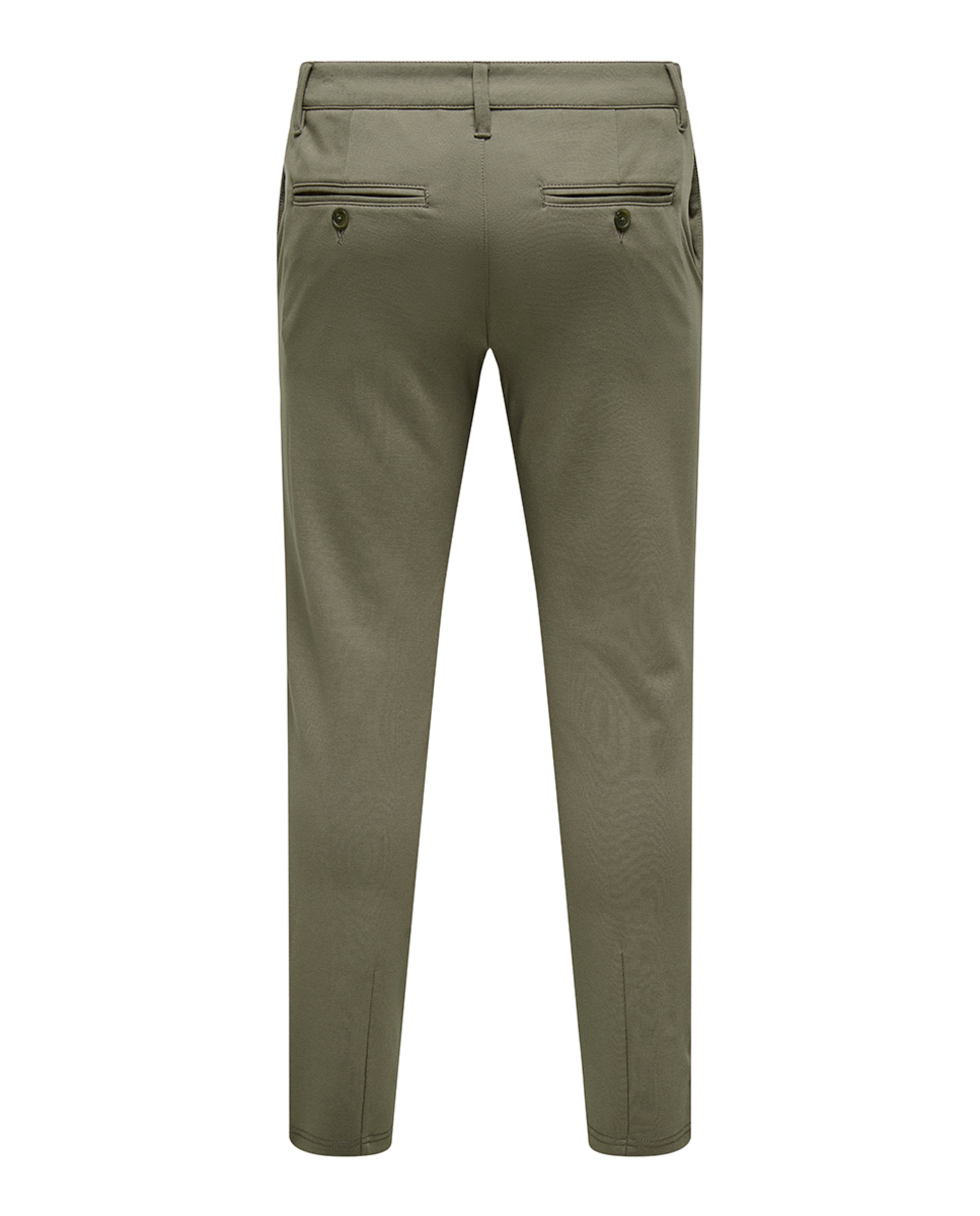 Calças formais slim Verde pardo-7