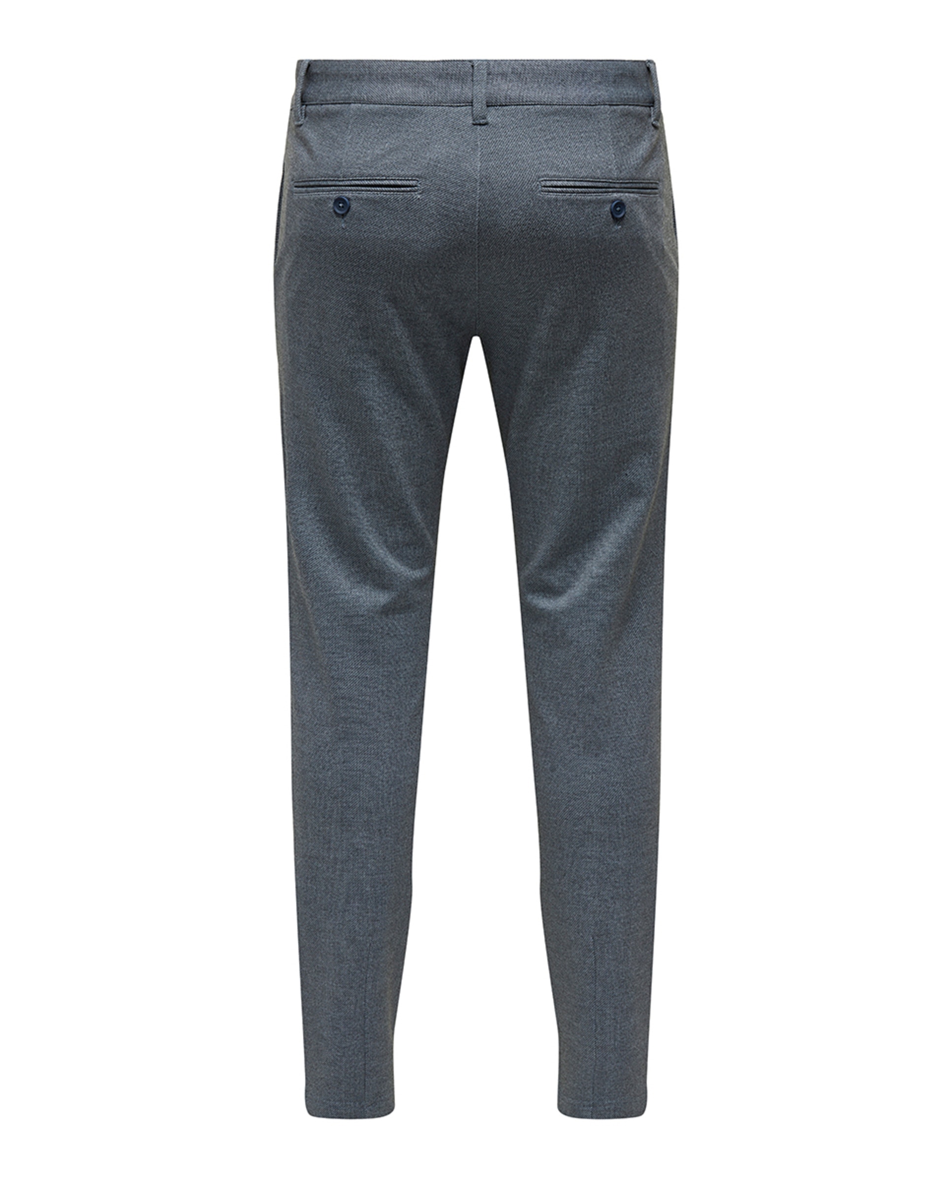 Calças Chino. Sim Fit Azul-marinho-6
