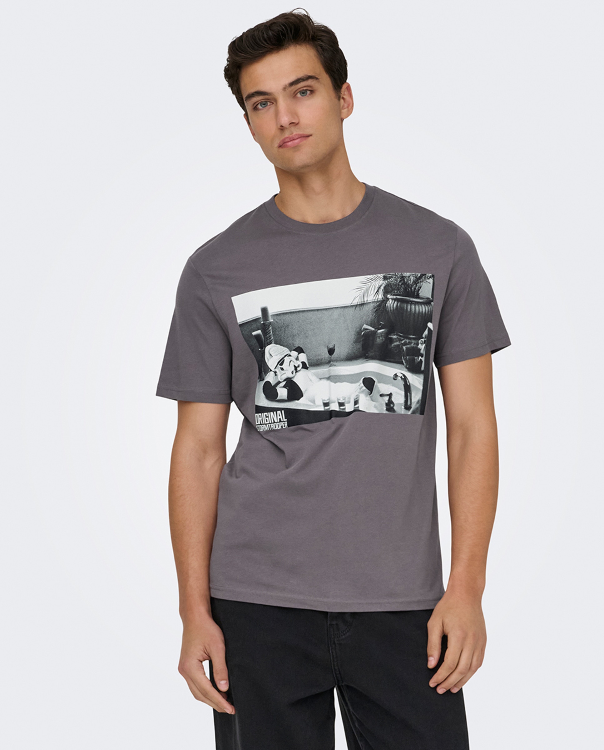 Imagem 0 de T-shirt de Manga Curta 100% Algodão. Regular Fit.