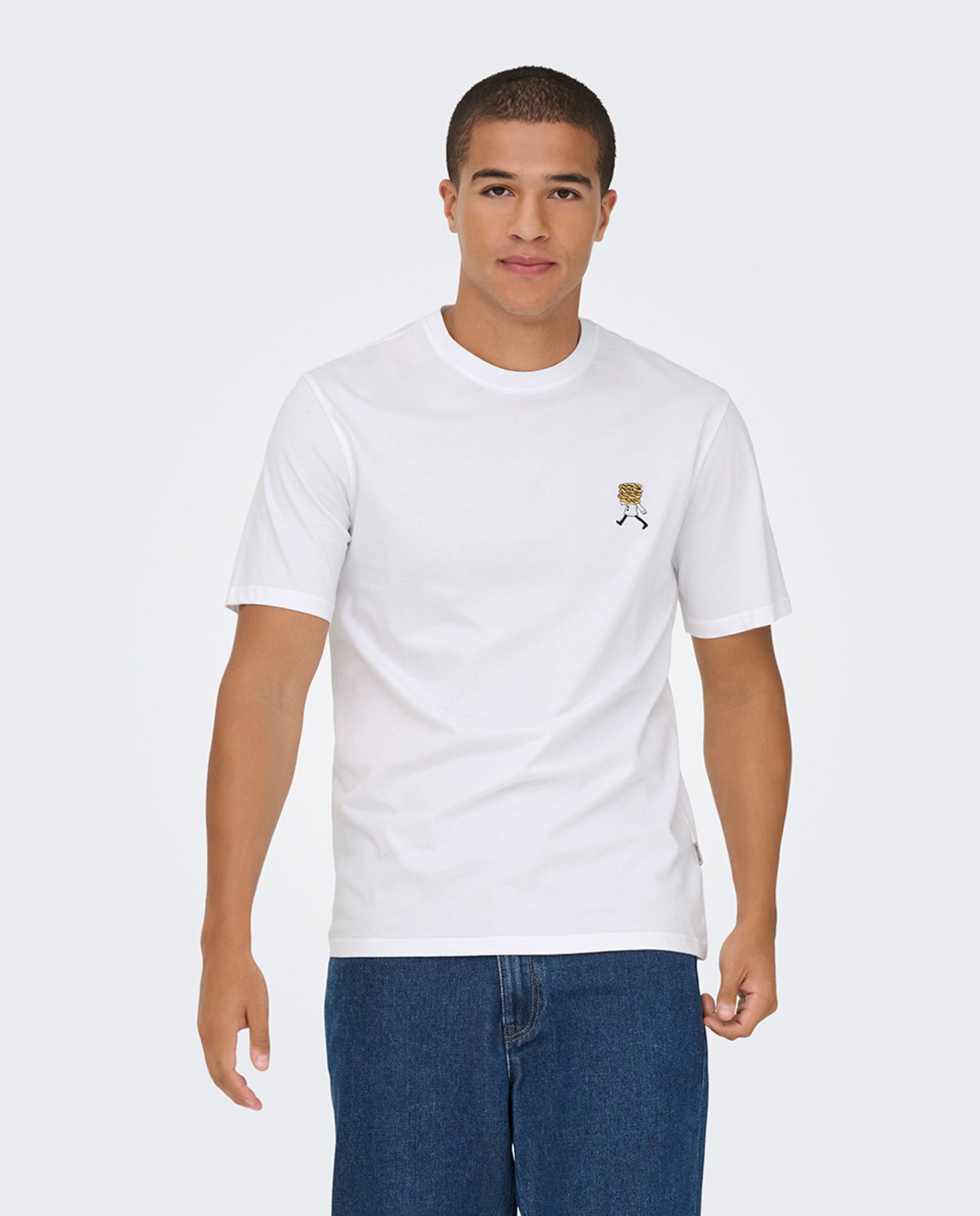 Imagem 0 de T-shirt de Manga Curta Regular Fit. 100% Algodão.