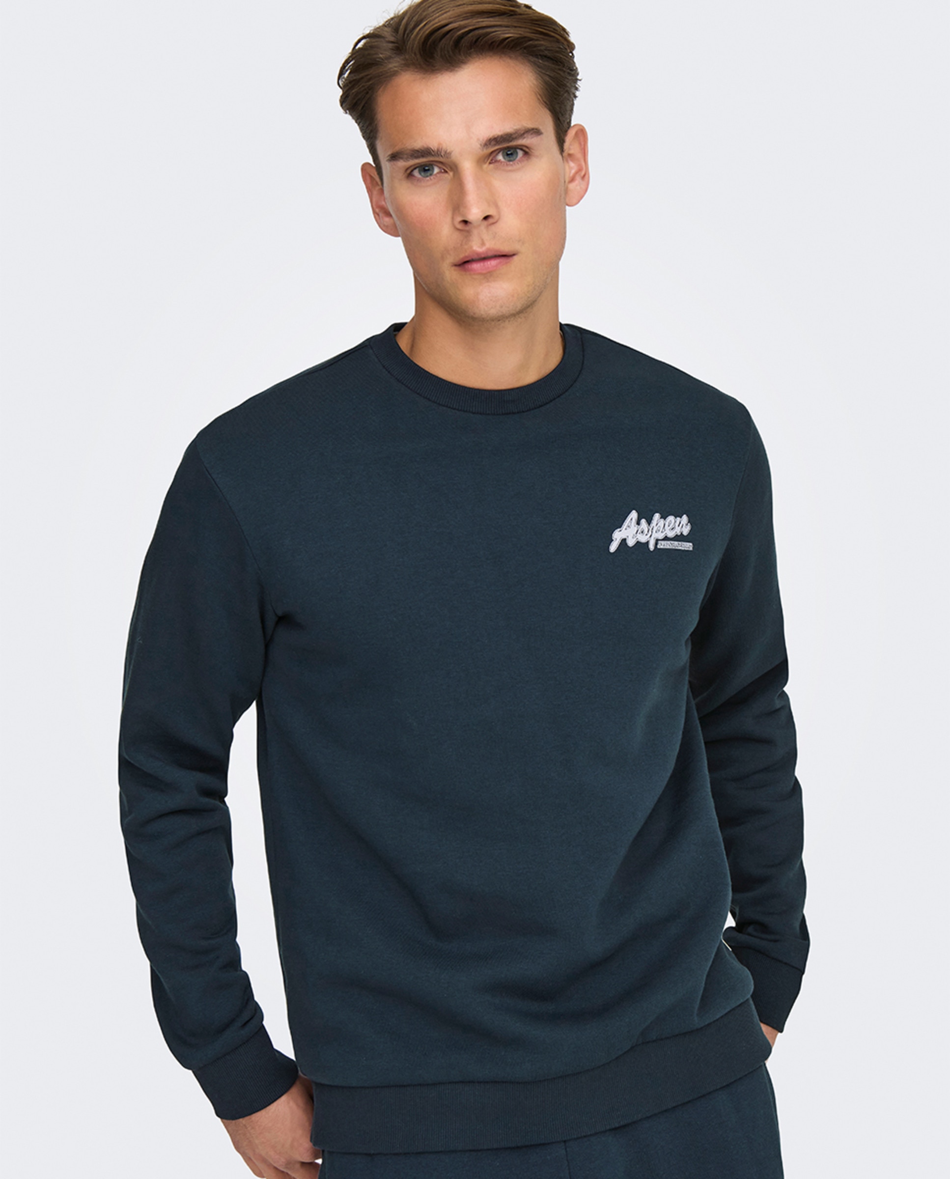 Sweatshirt Regular Fit Azul-4