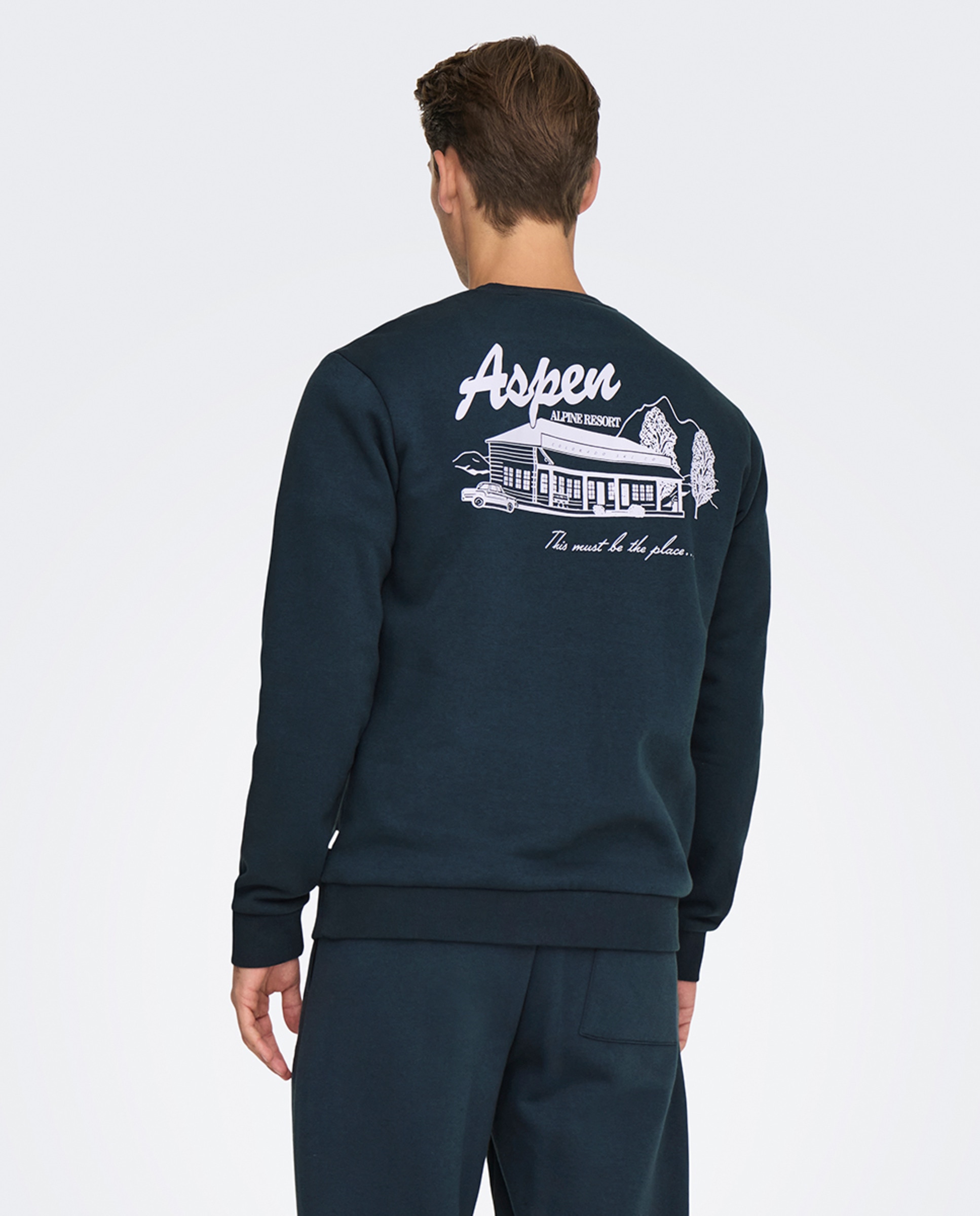 Sweatshirt Regular Fit Azul-2