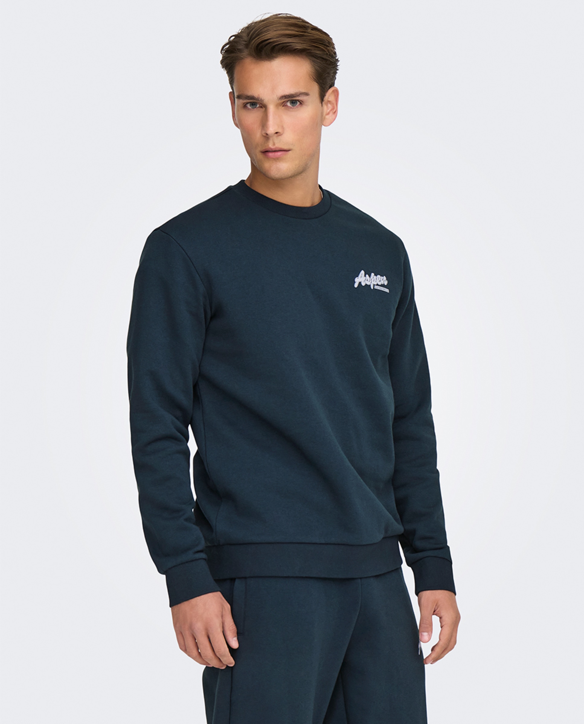 Sweatshirt Regular Fit Azul-1
