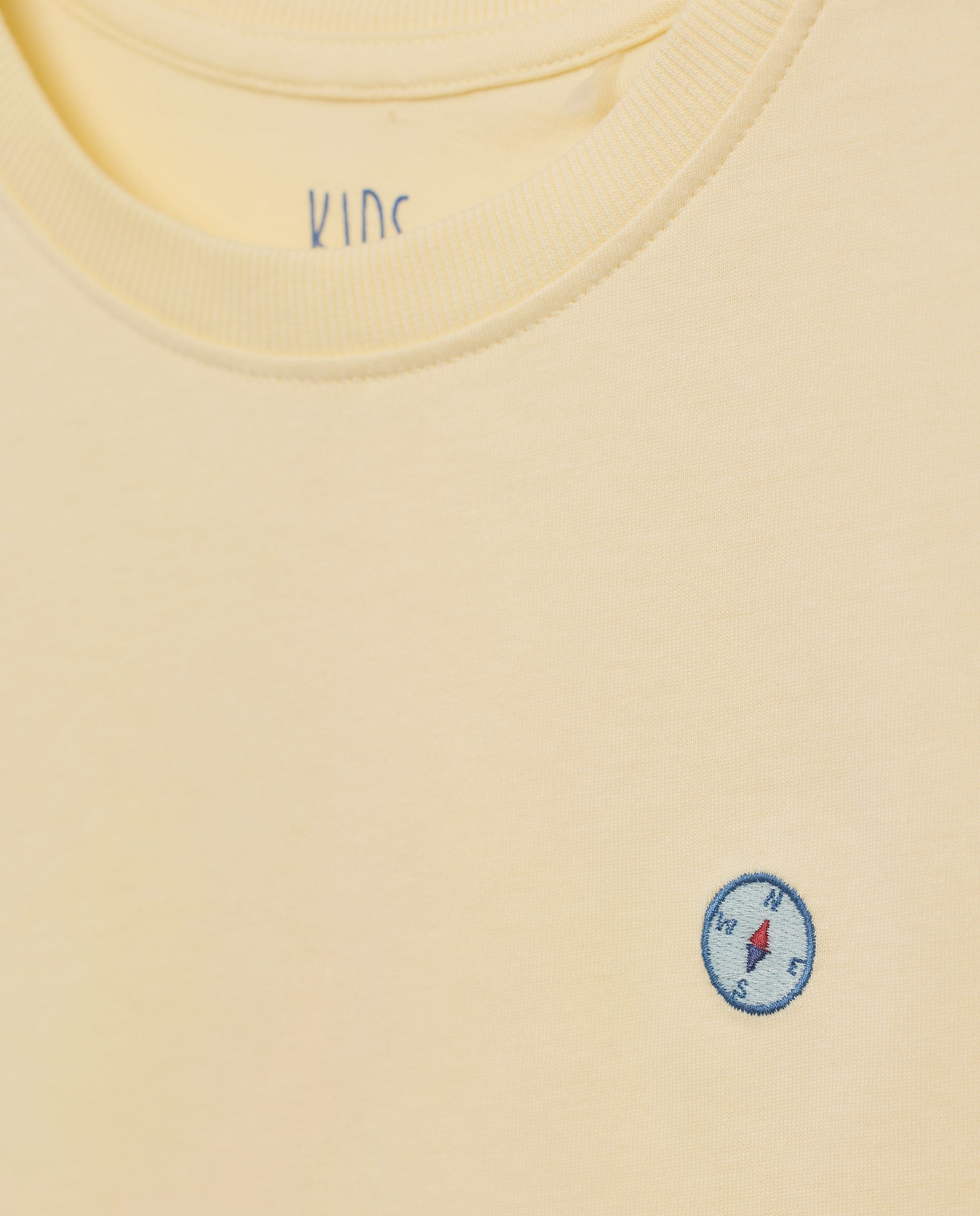 T-shirt de Manga Curta 310 Amarelo Claro-6