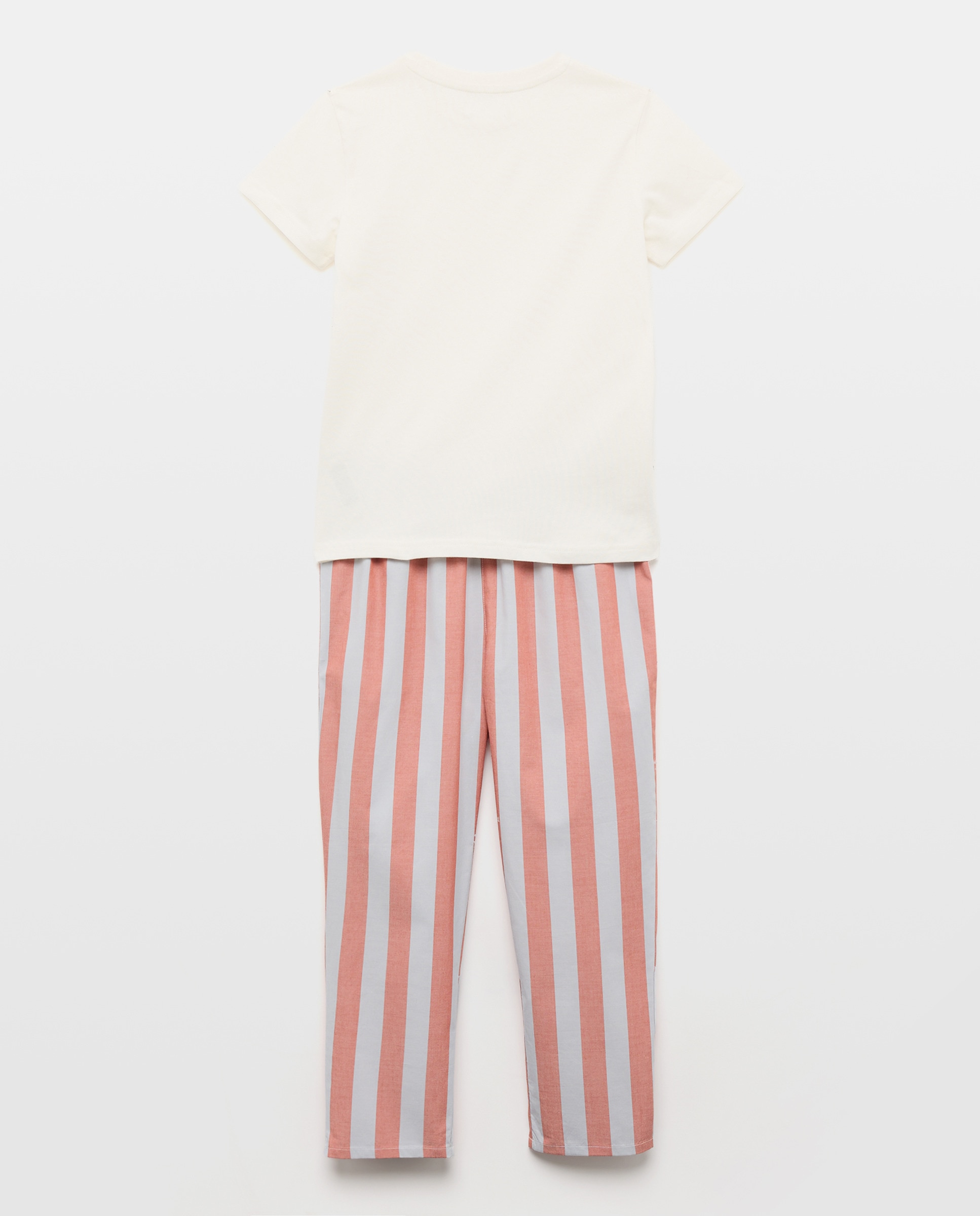 Pijama de niño combinado pantalón largo 660 Naranja-2