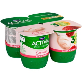 Iogurte Cremoso de Morango Pack 4 unidades embalagem 115 g - Activia