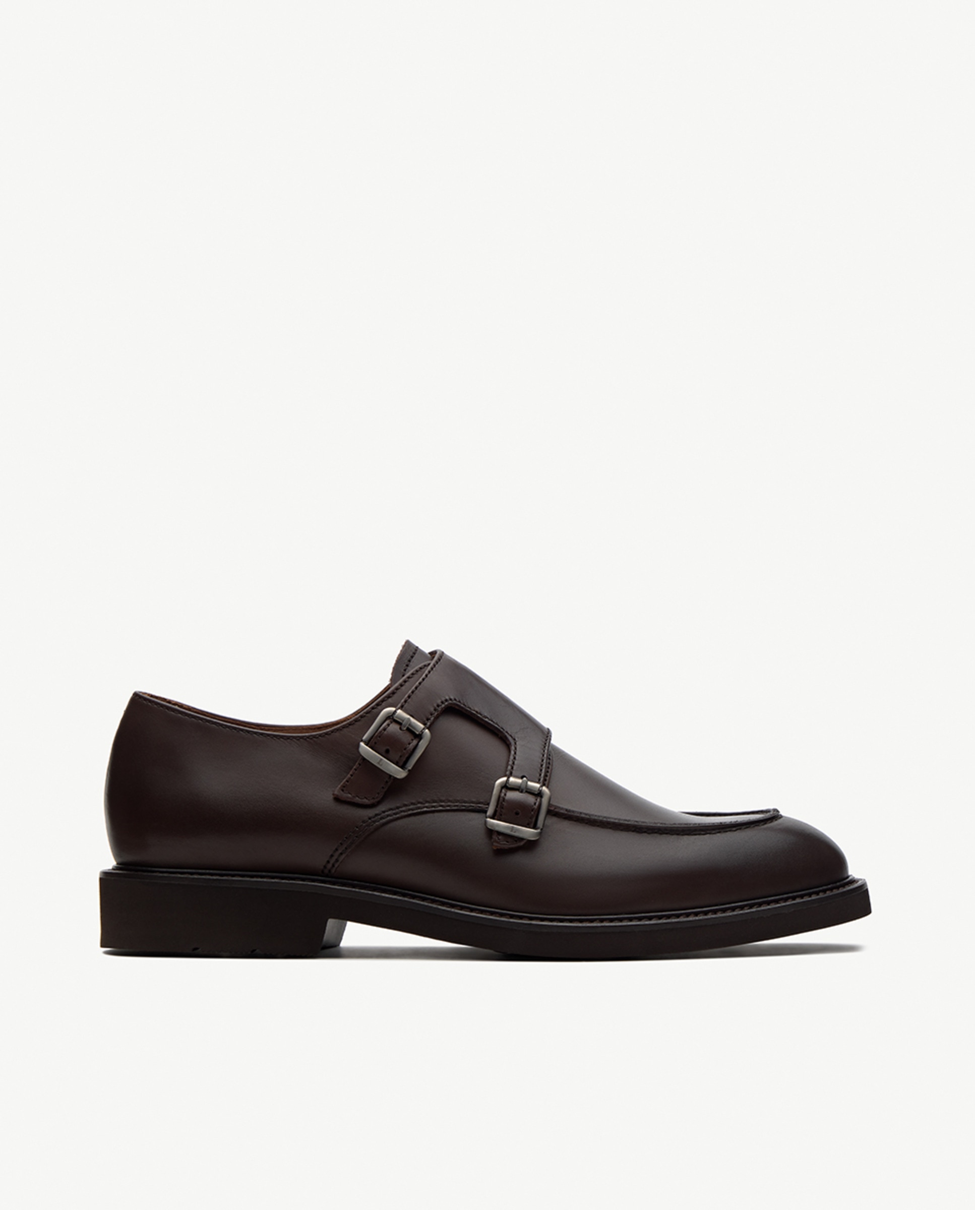 Imagem 0 de Bluchers em Pele com Fivela Dupla Baltimore