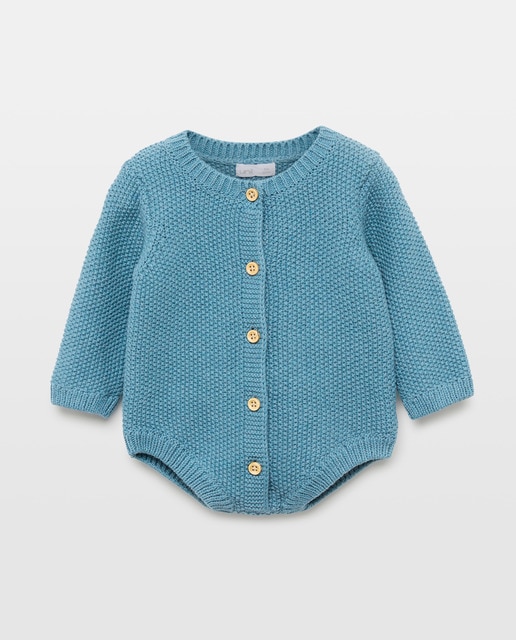 Imagen 0 de Pelele de recién nacido manga larga abierta