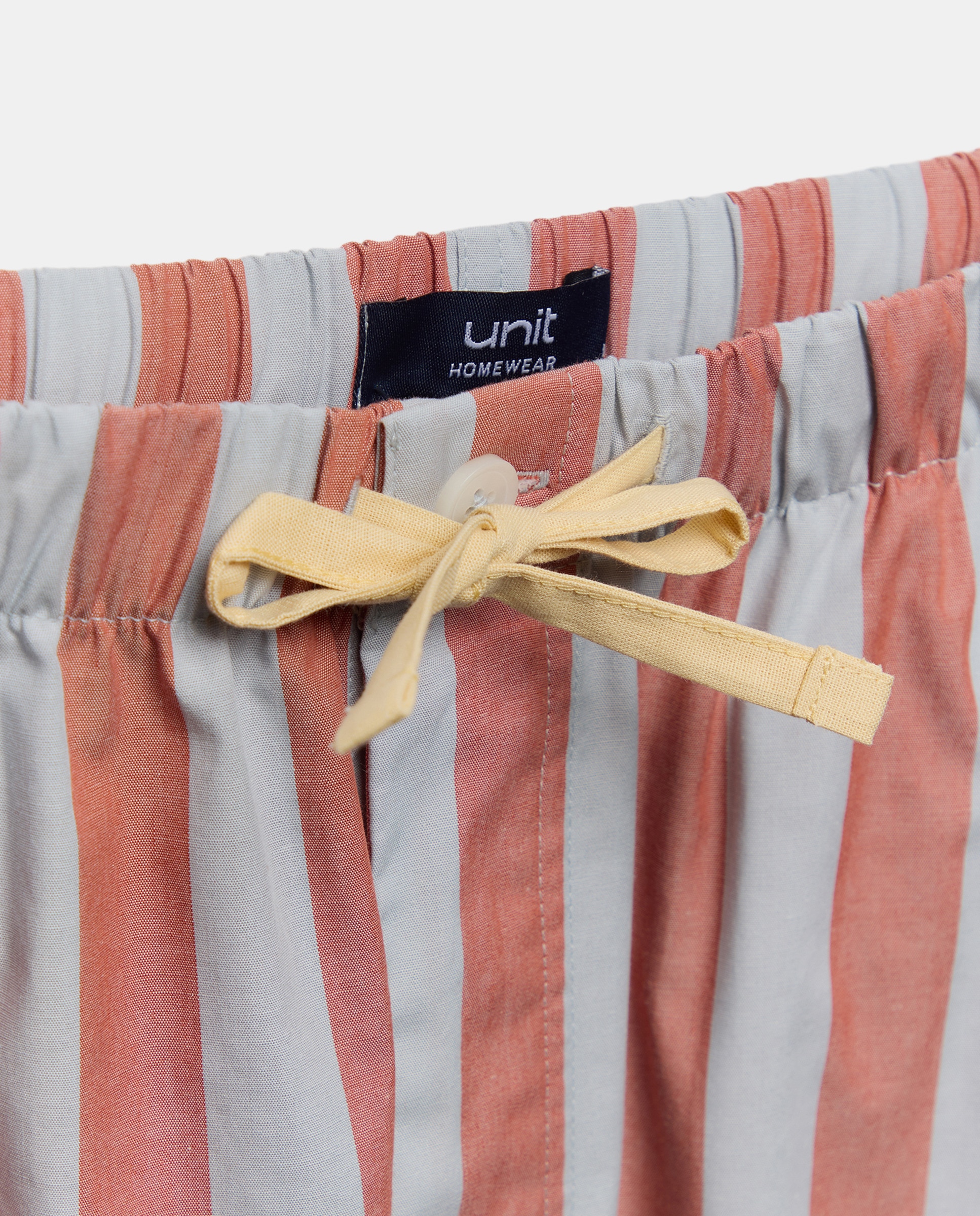 Pijama hombre combinado camiseta y  pantalón largo algodón 660 Naranja-4