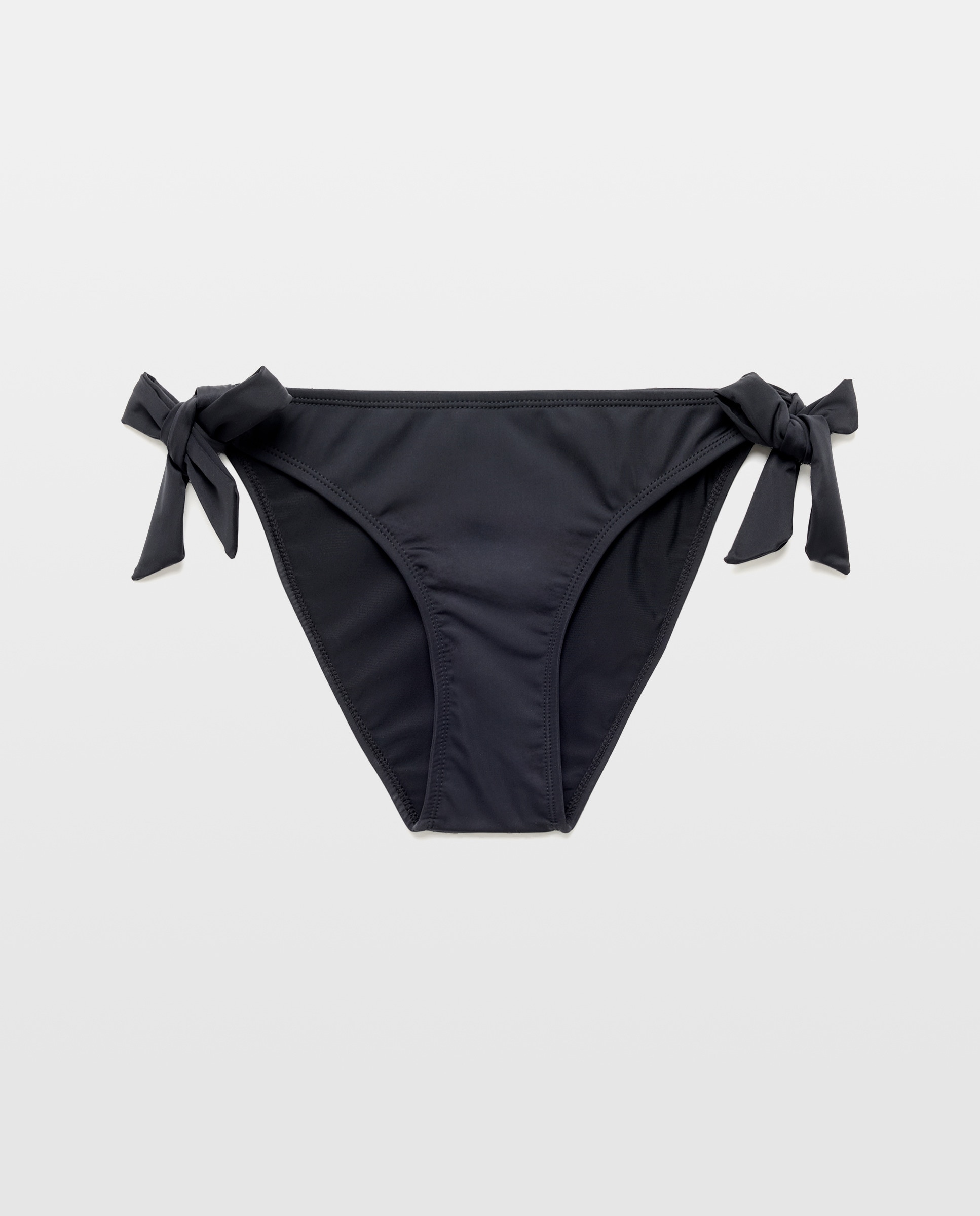 Braga bikini baño lazos Negro-4