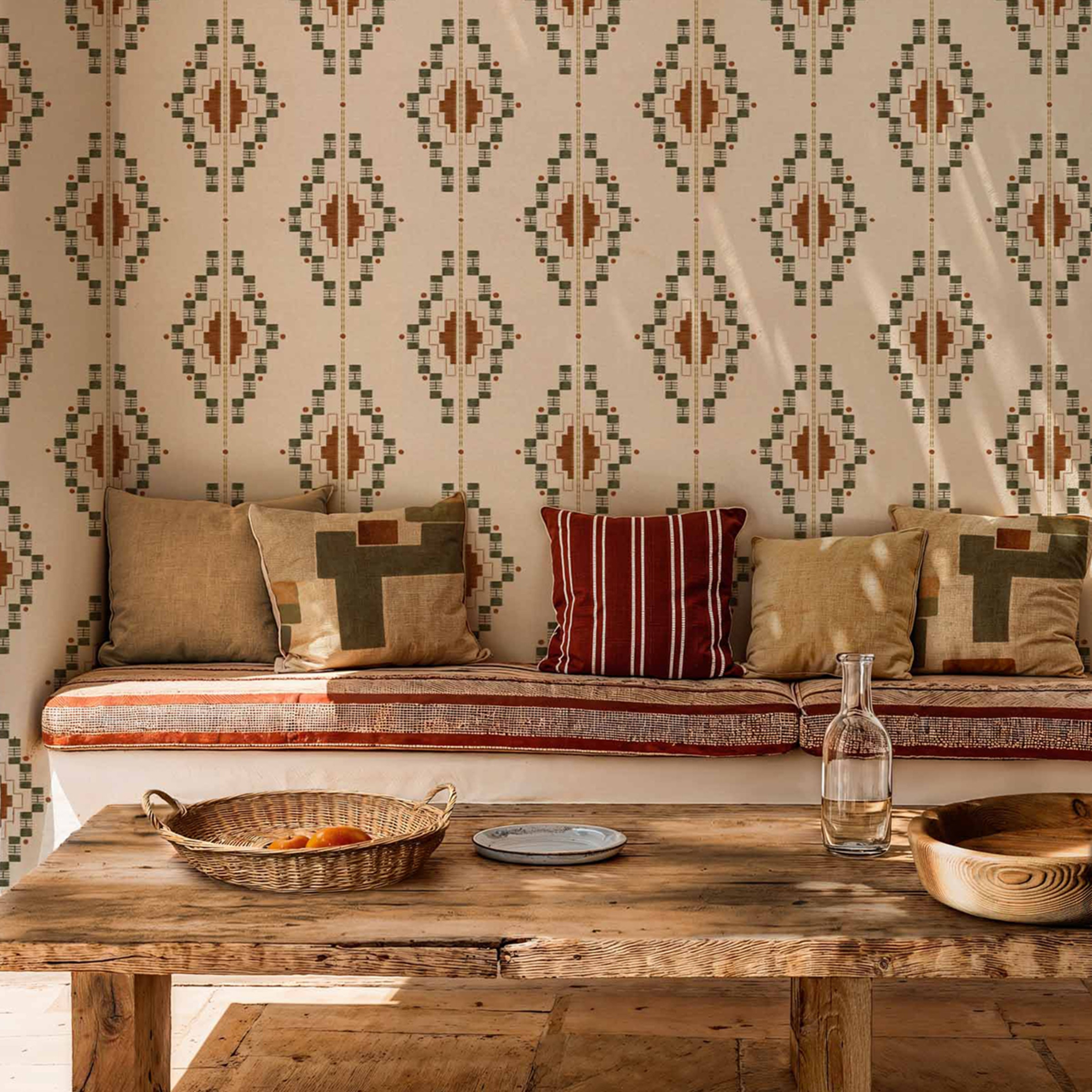 Papel de Parede Andes da Coleção Sarape Verde-2