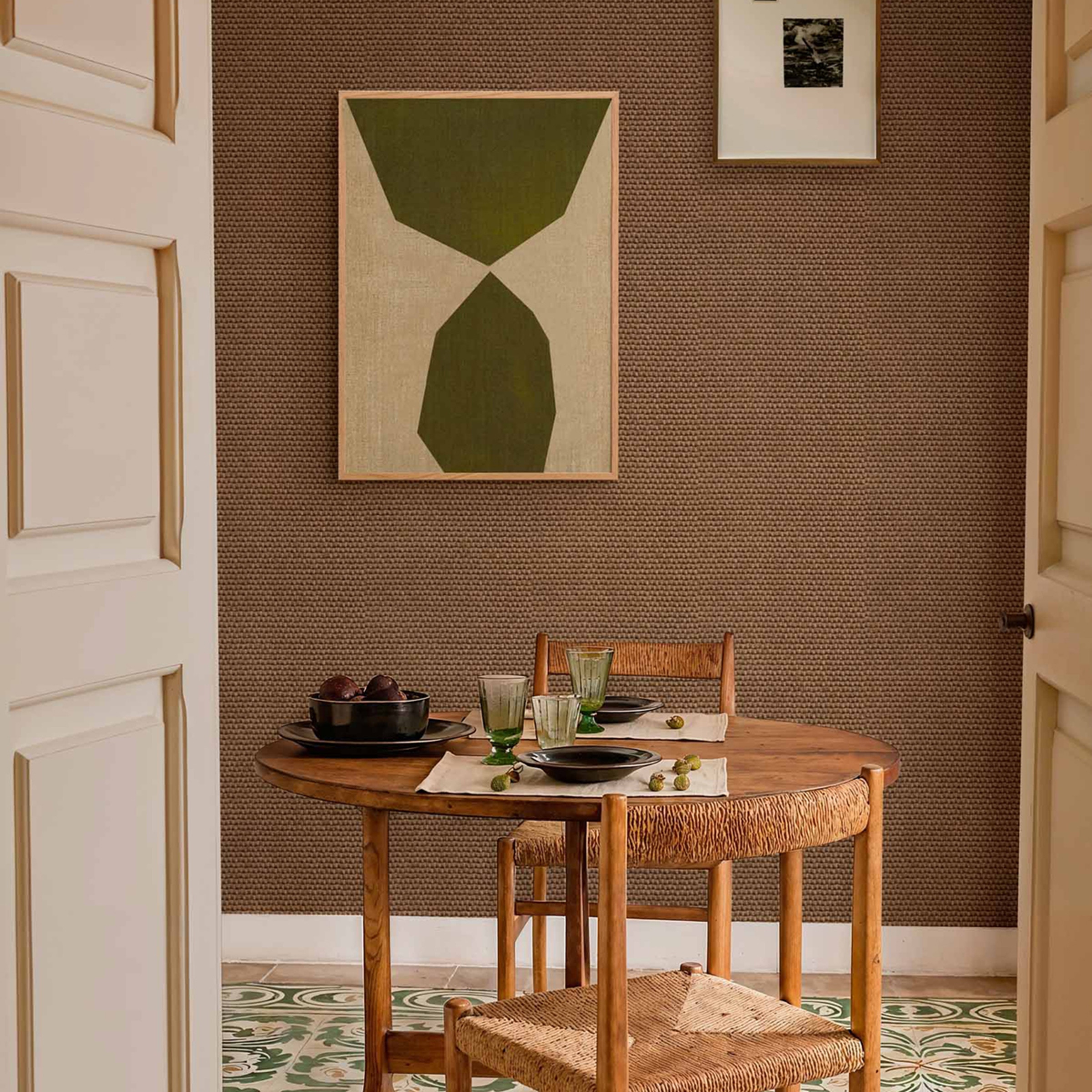 Papel de Parede Yuca da Coleção Sarape Cinzento-2