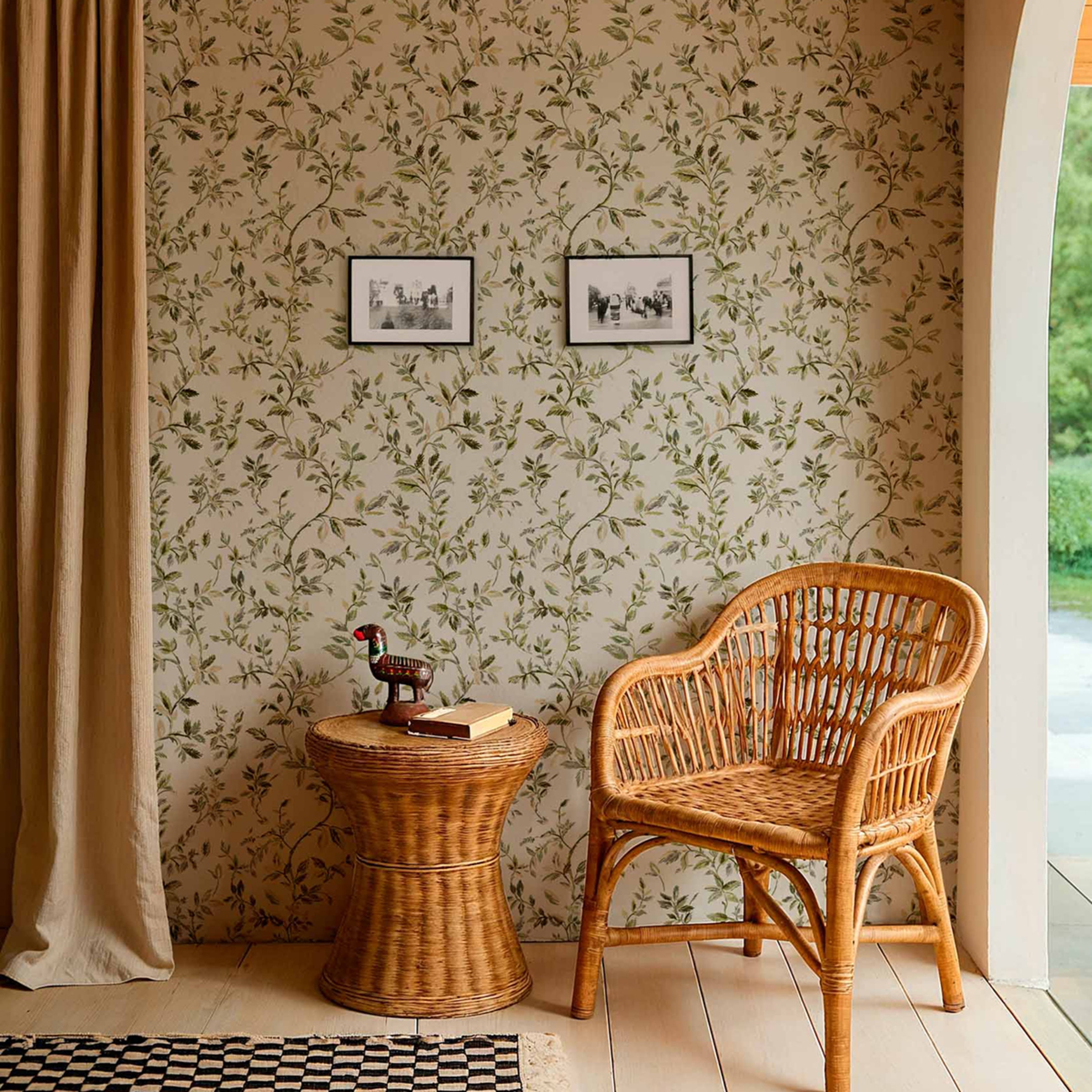 Papel de Parede Tenango da Coleção Sarape Areia-2