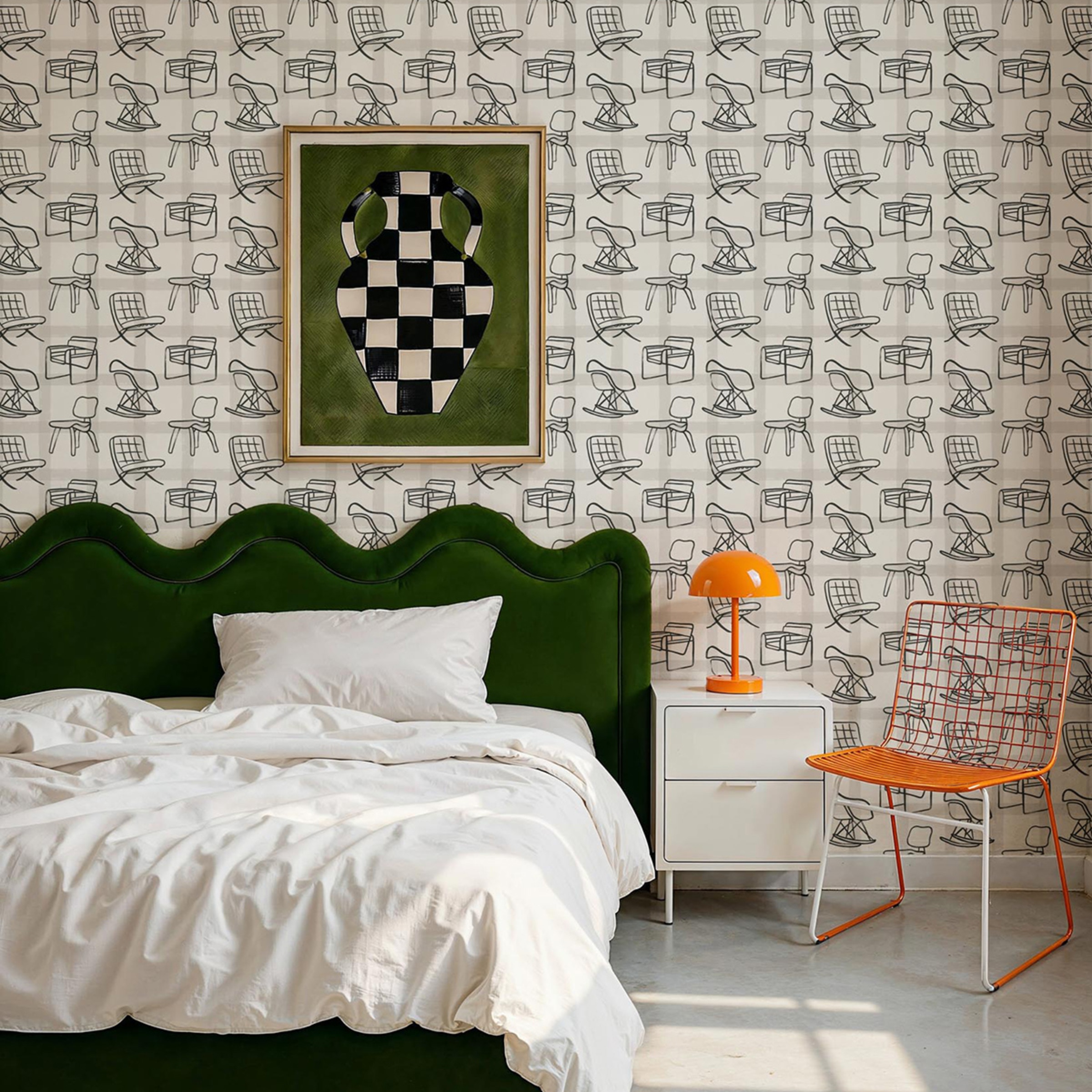 Papel de Parede TNT Icónicos da Coleção Coco Davé ColortheraPills Pérola-2