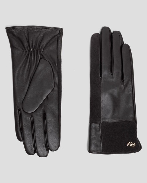 Imagem 0 de Luvas com Patch de Napa e Camurça