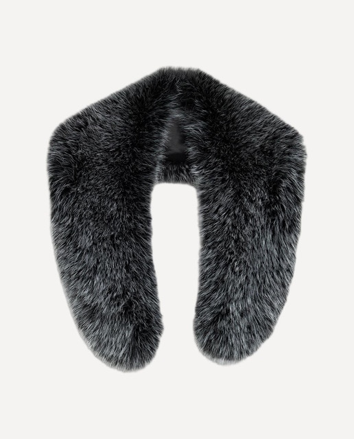 Imagen 0 de Cuello redondeado de mujer efecto pelo