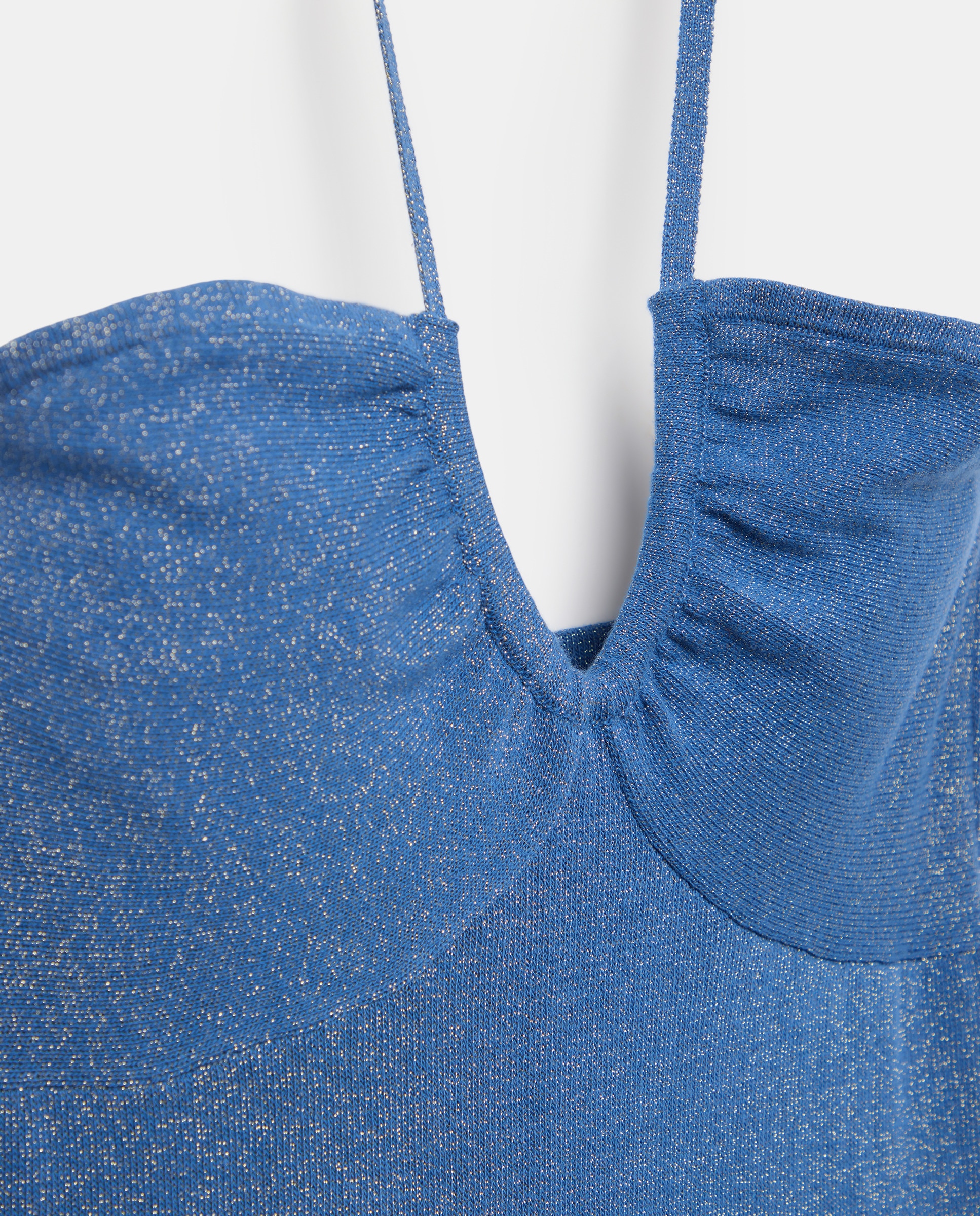 Vestido tricot 490 Petróleo-5