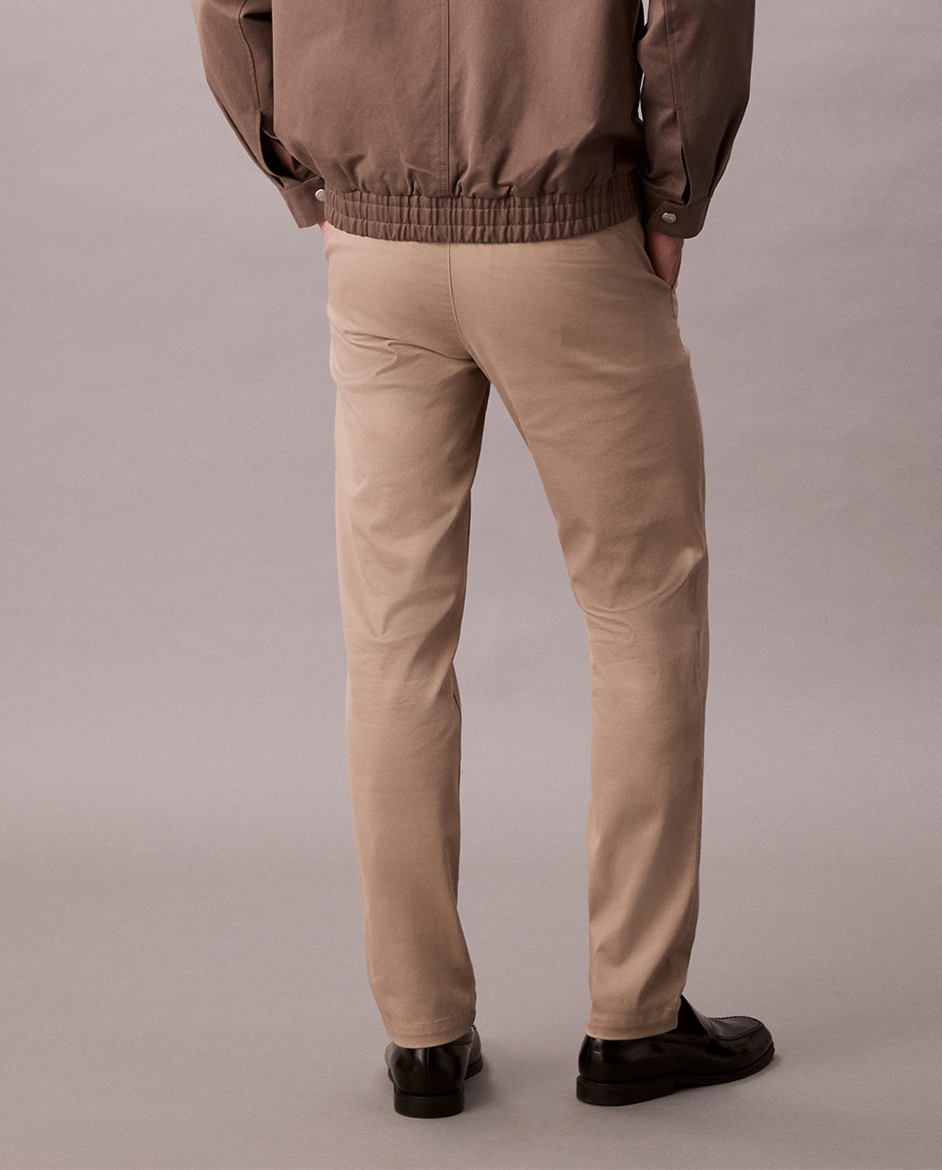 Calças Chino Slim Fit Bege-3