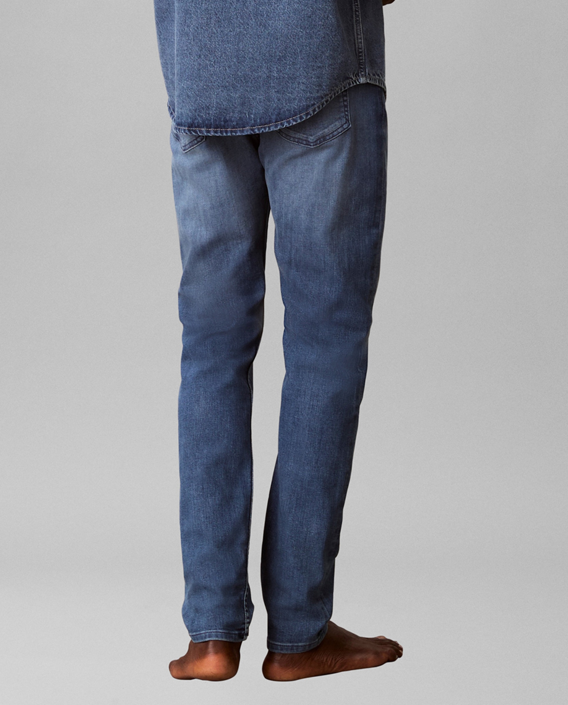 Jeans Slim Taper Fit Azul-3