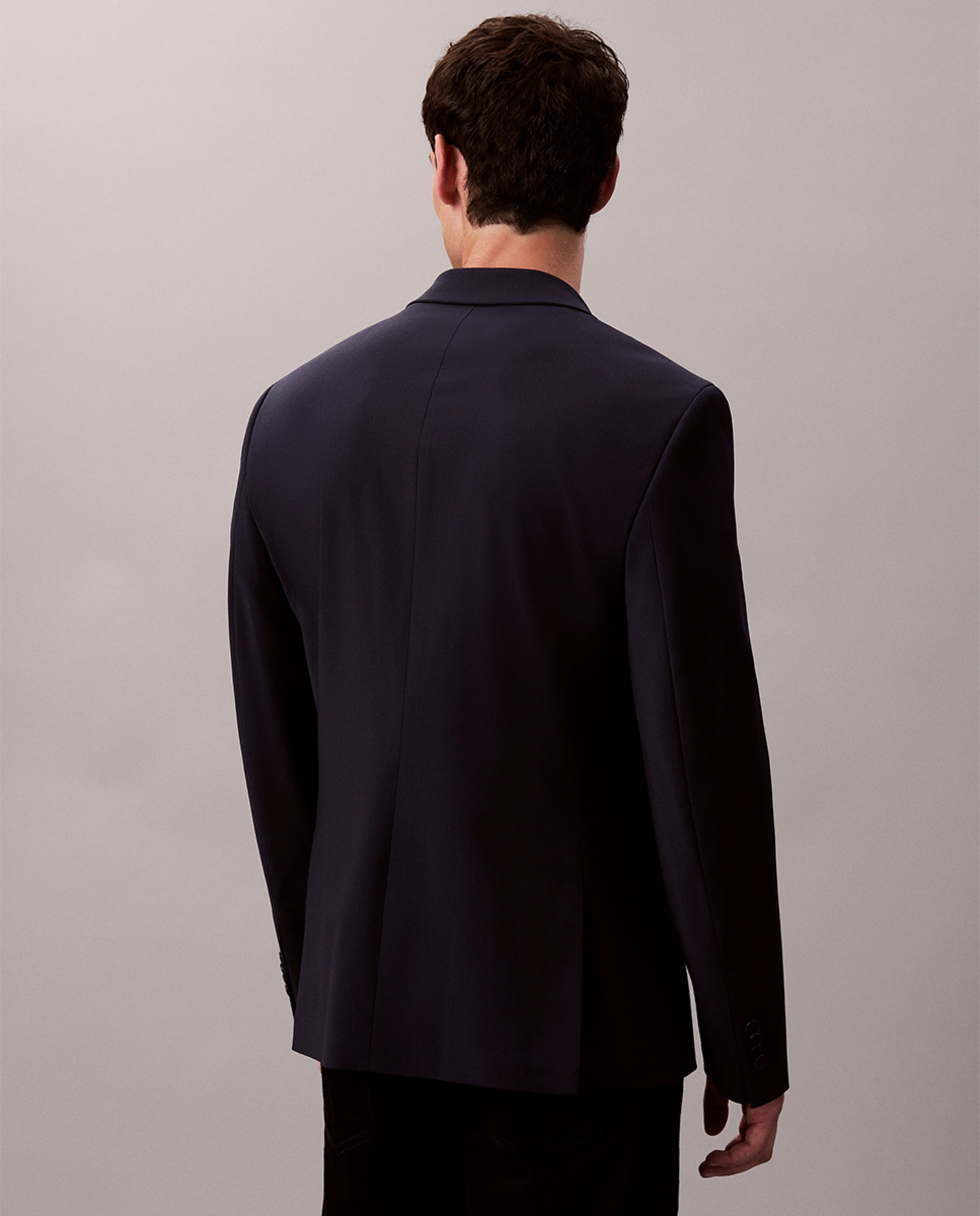 Casaco de Fato Slim Fit Azul-2