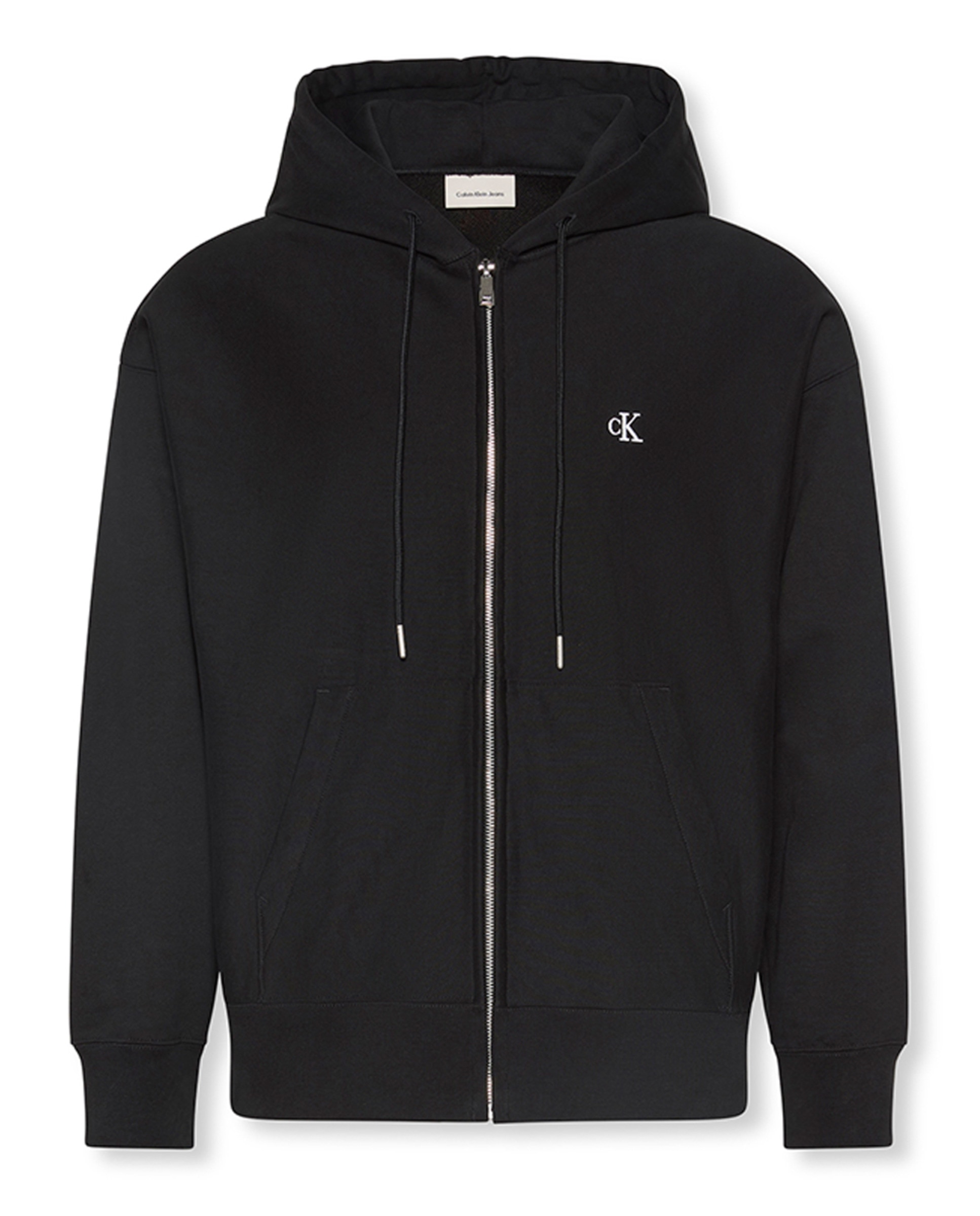 Sweatshirt com Fecho de Correr Preto-5