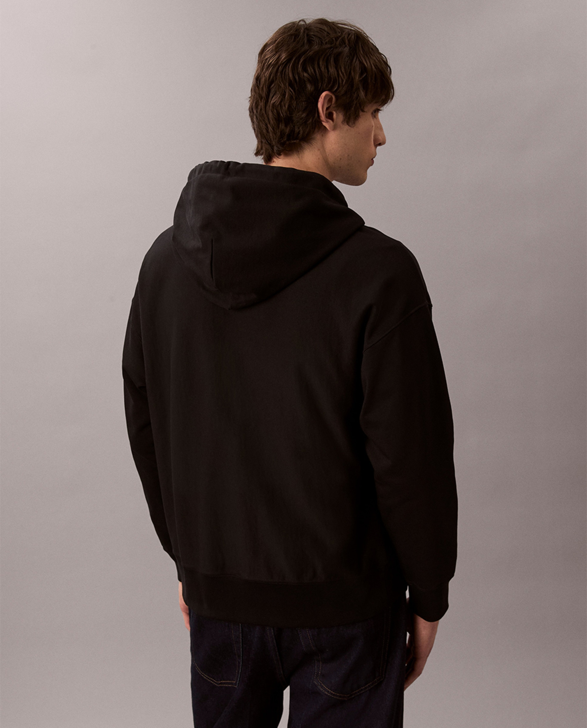 Sweatshirt com Fecho de Correr Preto-2