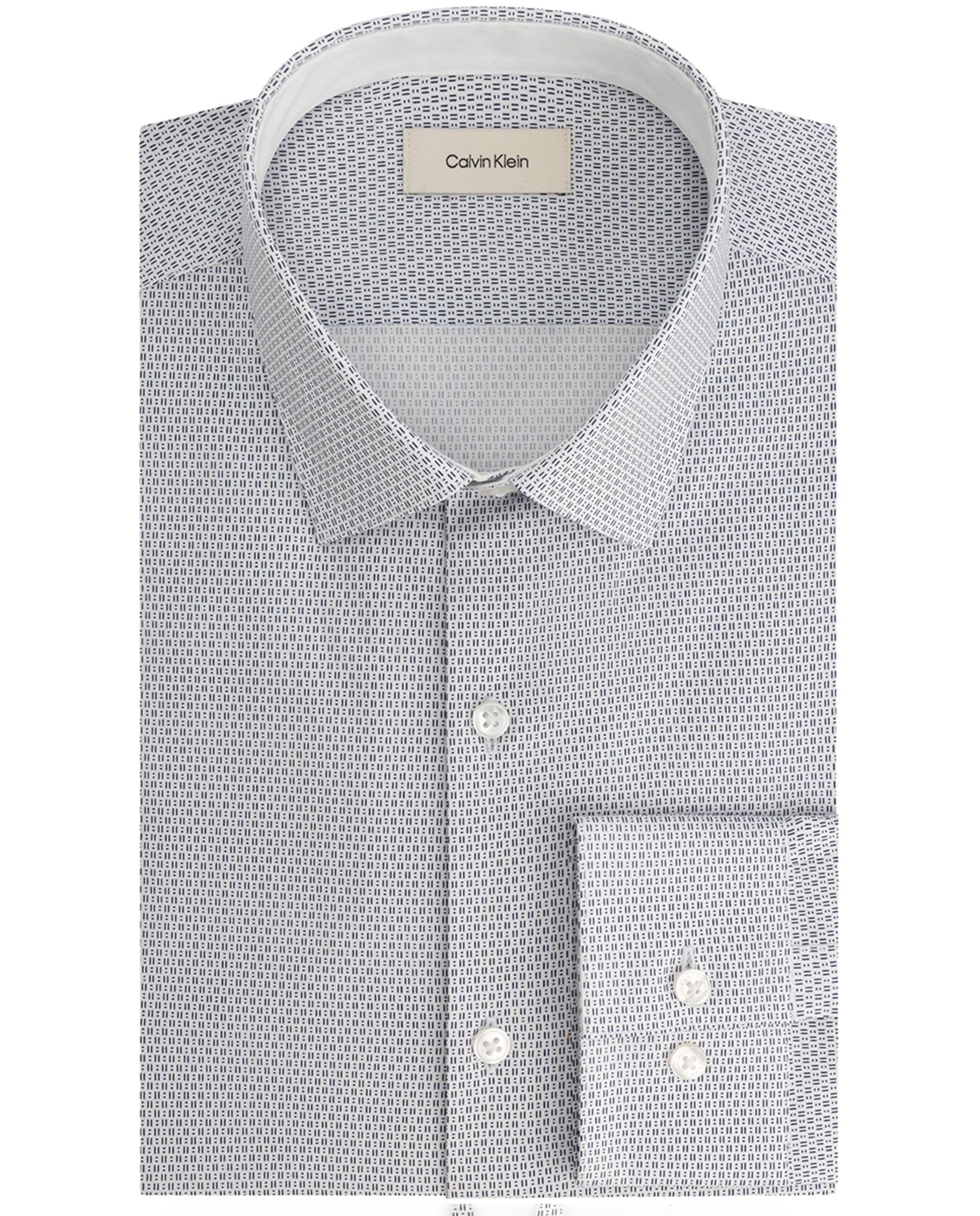 Camisa de Popelina Estampada Azul-claro-7