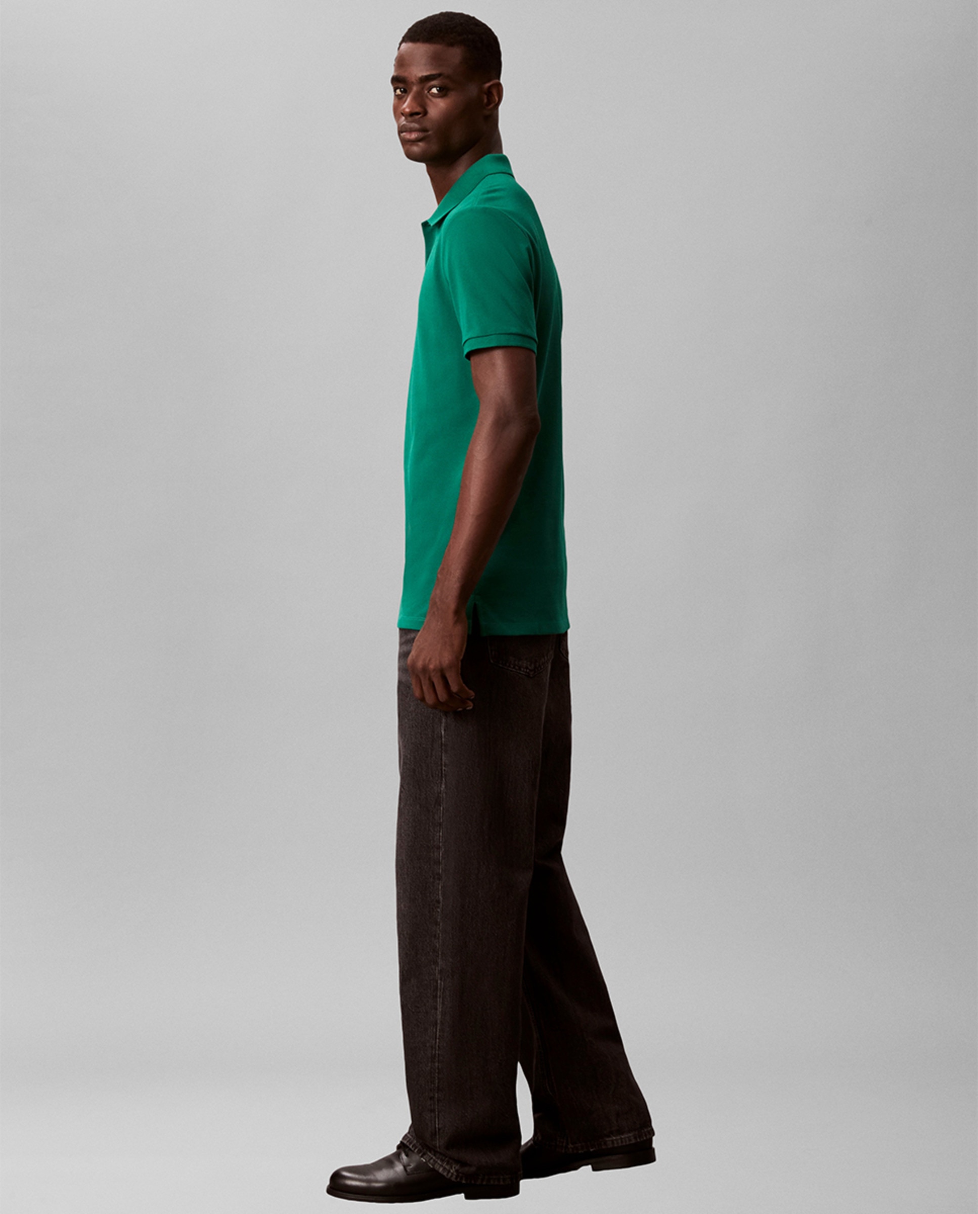 Polo Piqué Clássico Verde-4