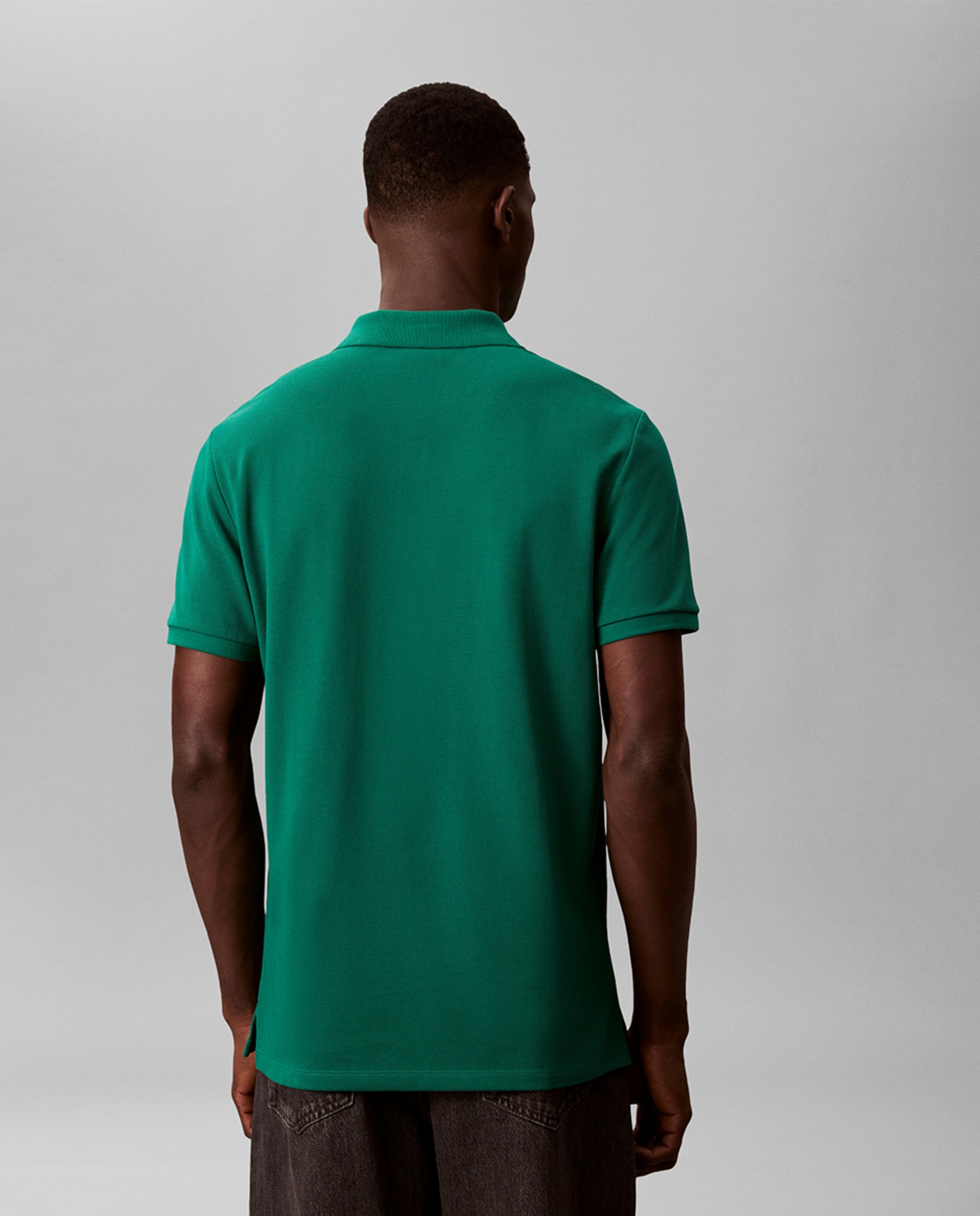 Polo Piqué Clássico Verde-2