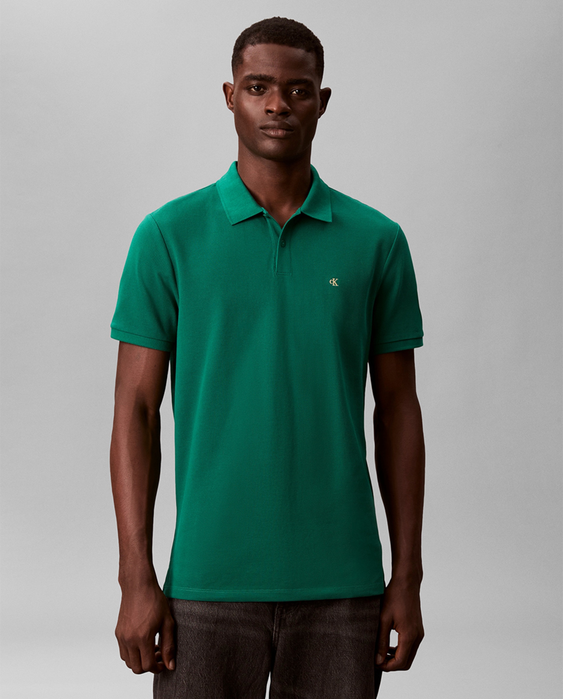 Polo Piqué Clássico Verde-1