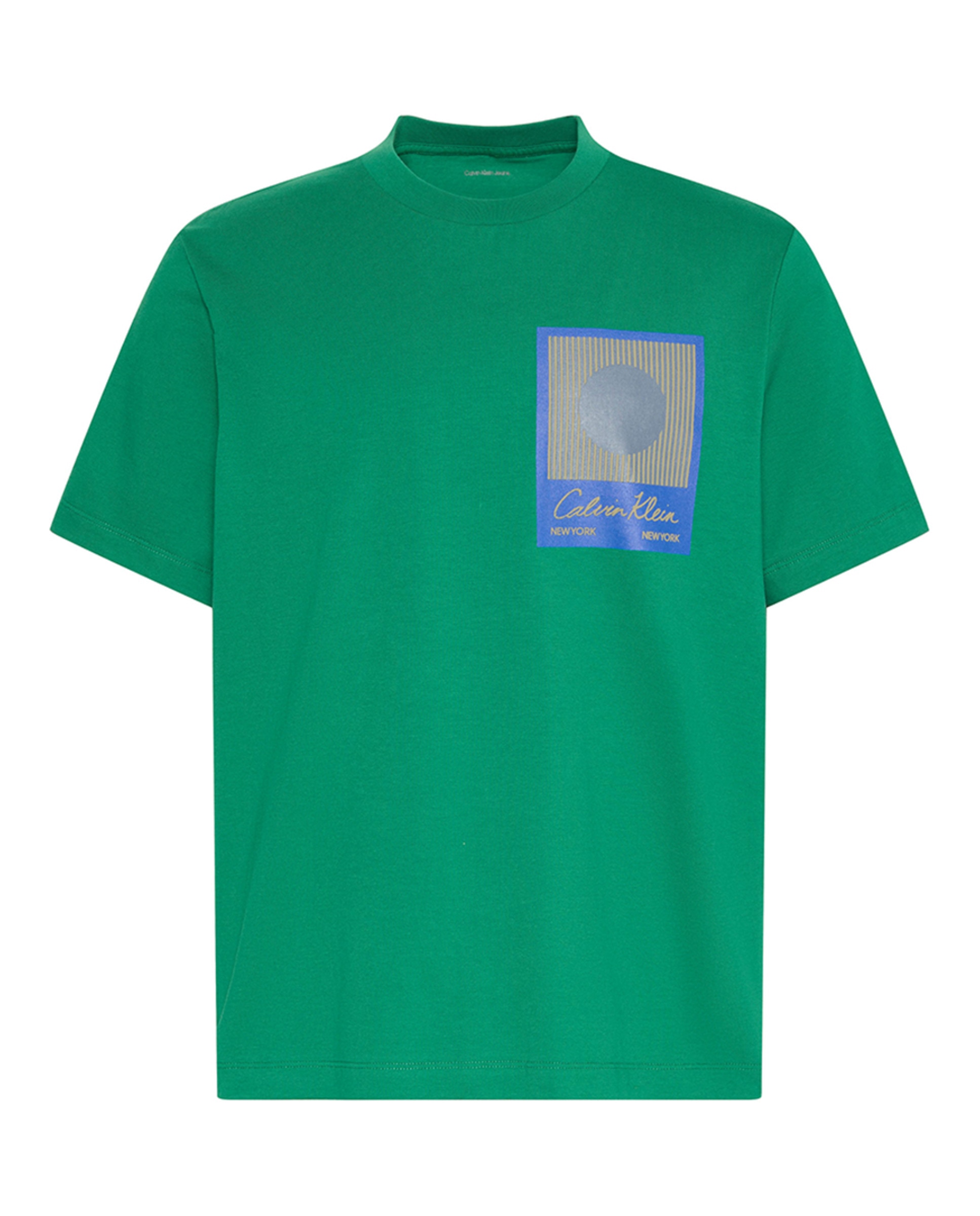 T-shirt com Desenho de Logótipo Verde-5