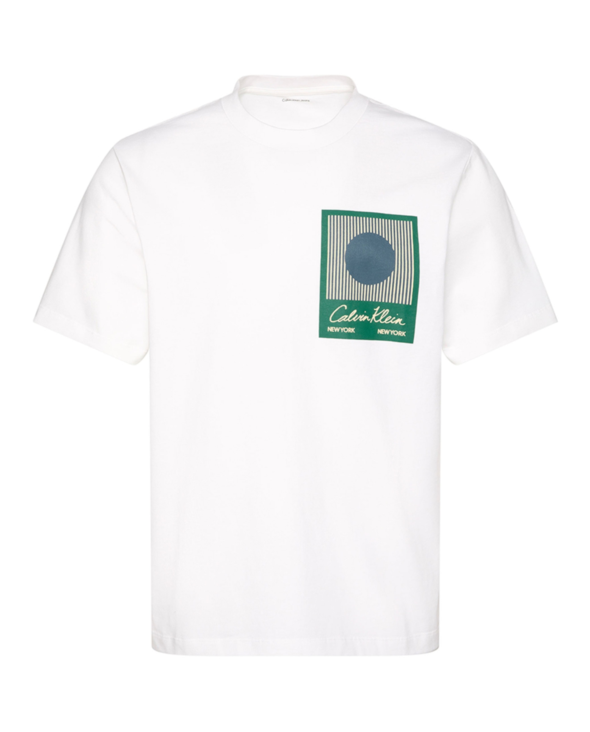 T-shirt com Desenho de Logótipo Branco-5