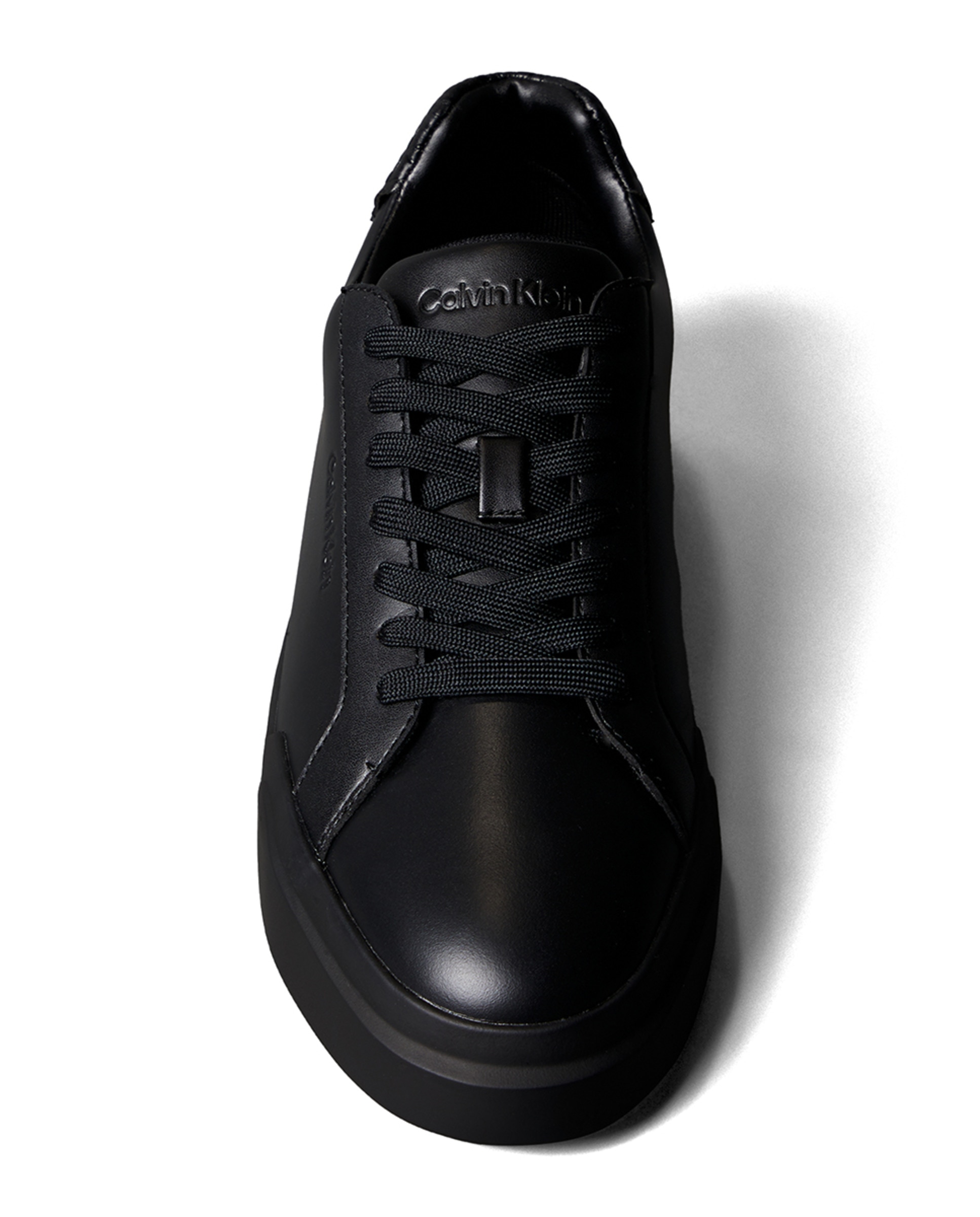 Sapatilhas Chunky com Logótipo em Relevo Preto-4