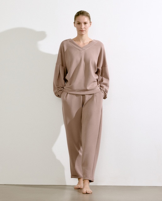 Imagem 0 de Joggers de Corte Justo - Bege