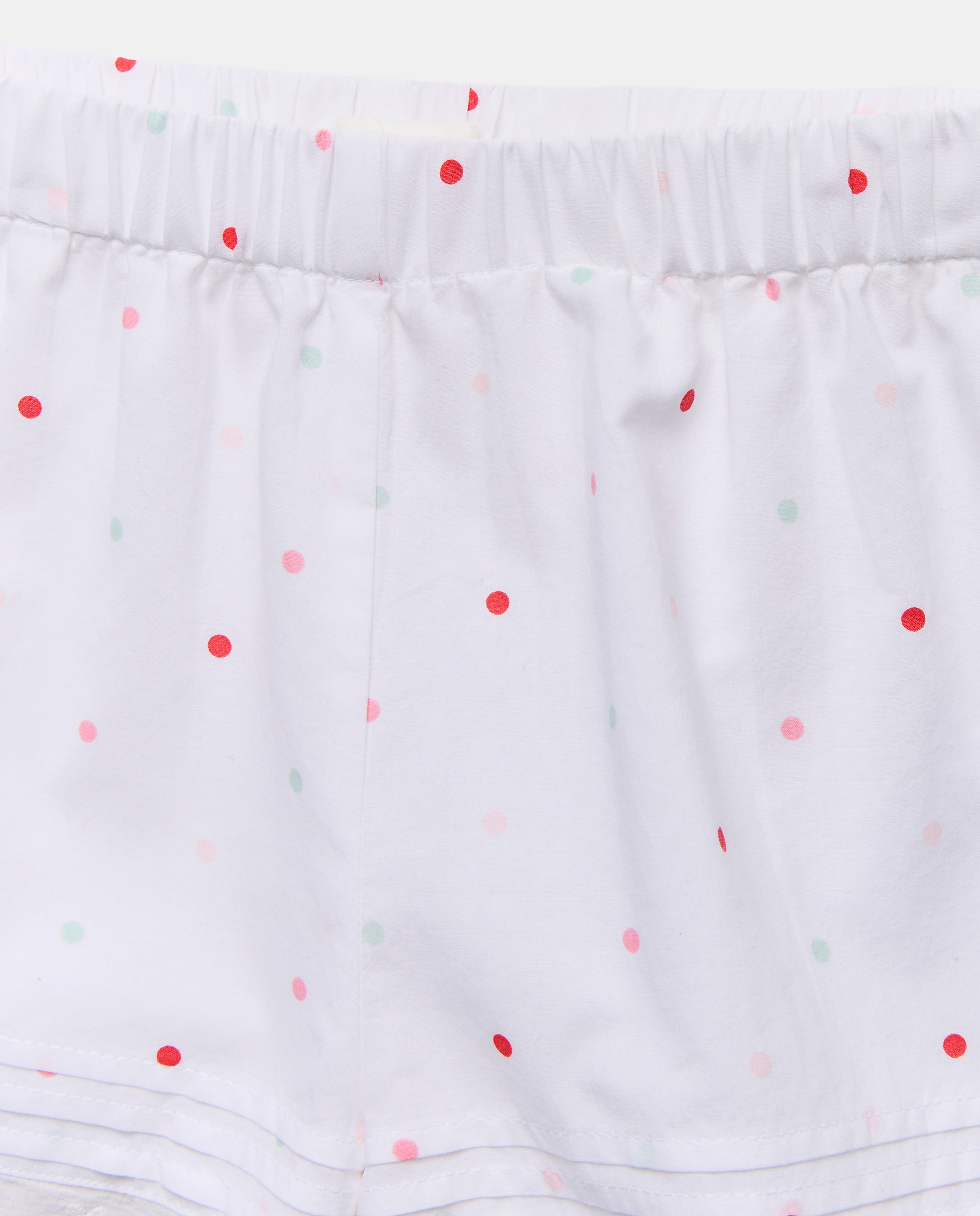 Pijama Completo Curto Plano com Rendas Cotton Juice Multicolor-5