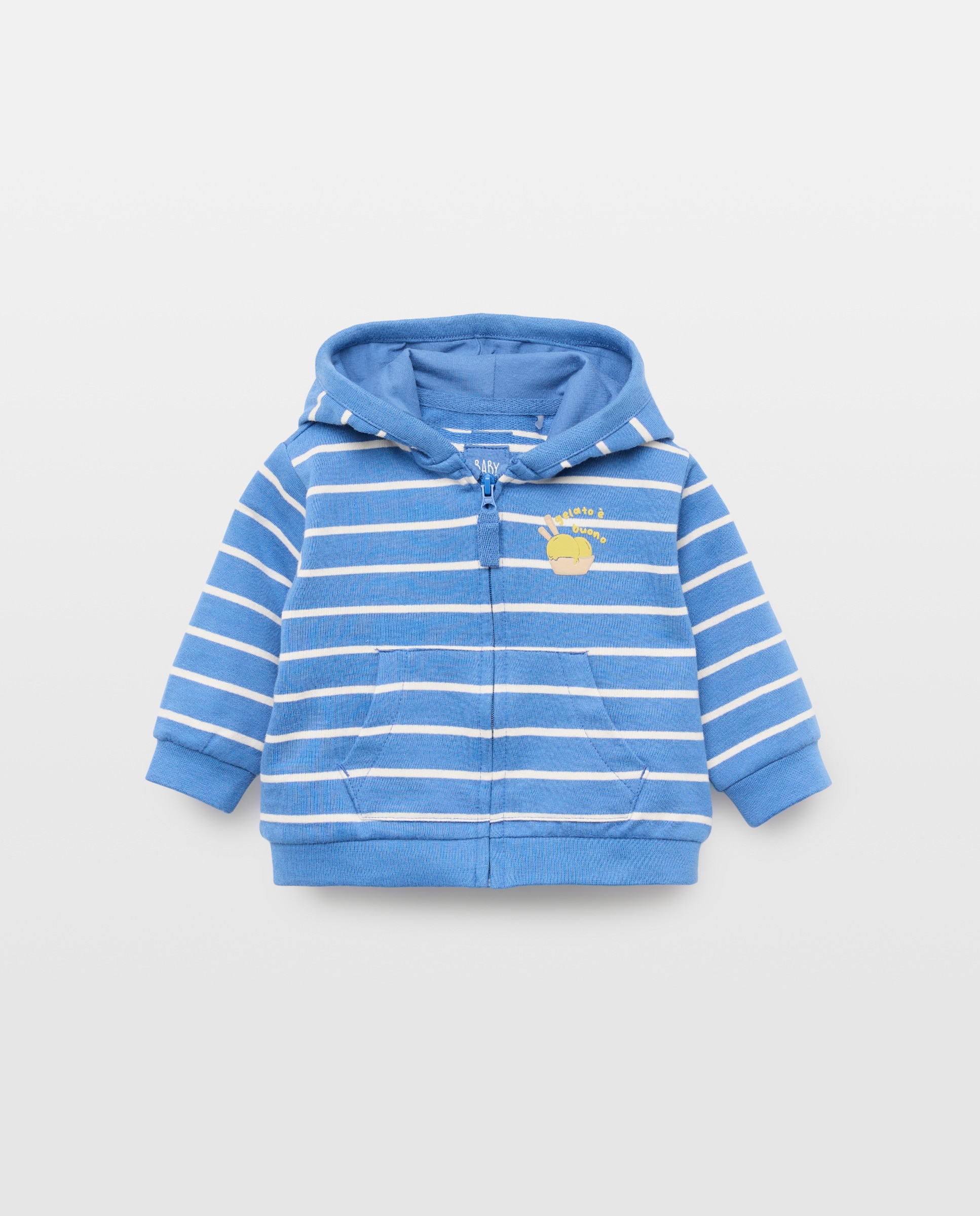 Sweatshirt Básica Fechada de Bebé sem Capuz Baby El Corte Inglés 400 Azul-1