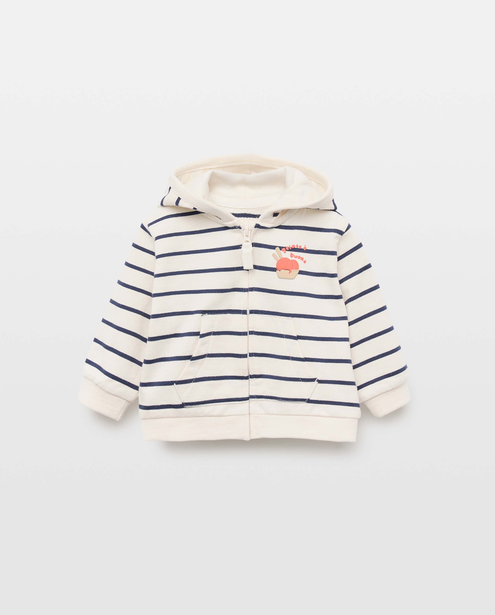 Imagem 0 de Sweatshirt Básica Fechada de Bebé sem Capuz