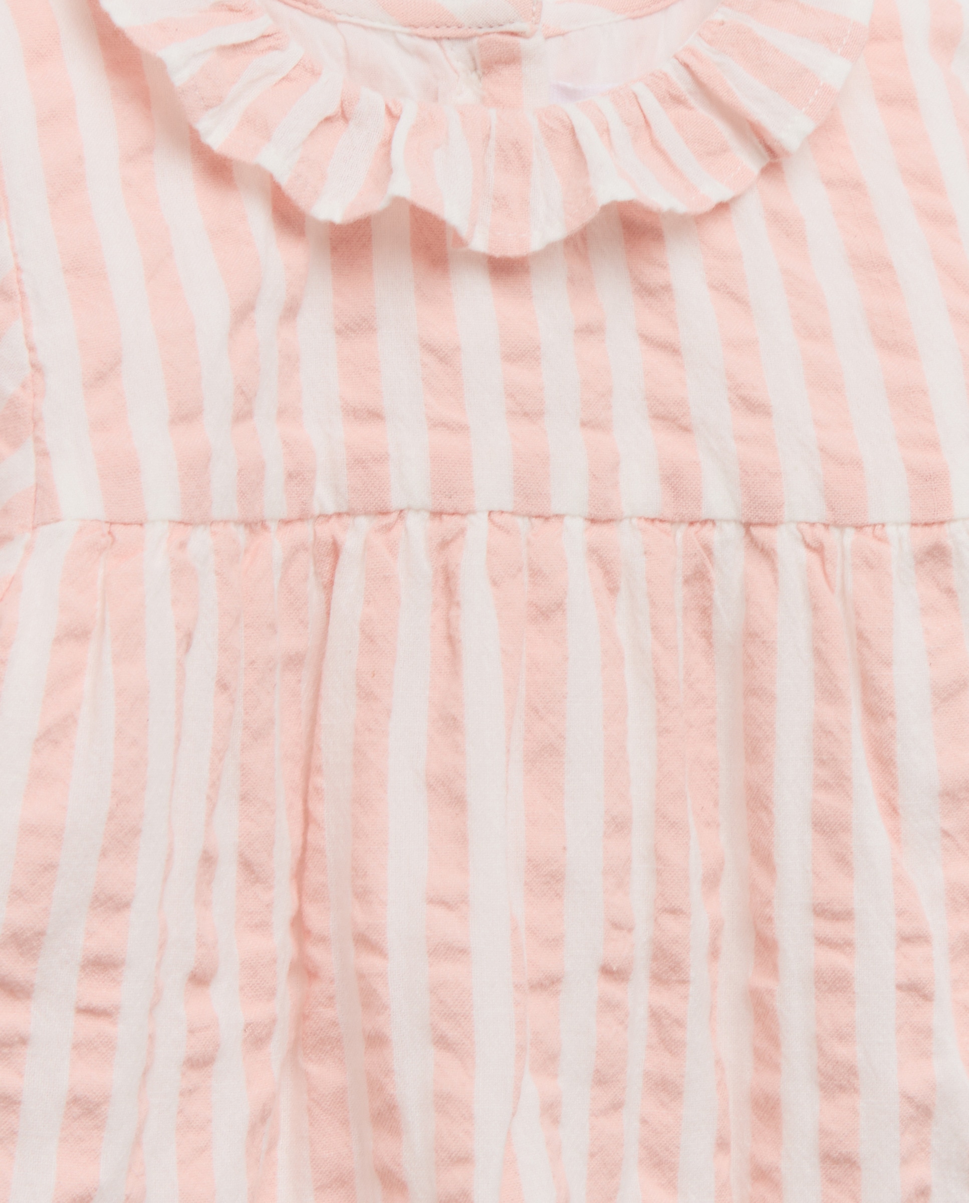 Babygrow de bebé às riscas Baby El Corte Inglés Rosa-3