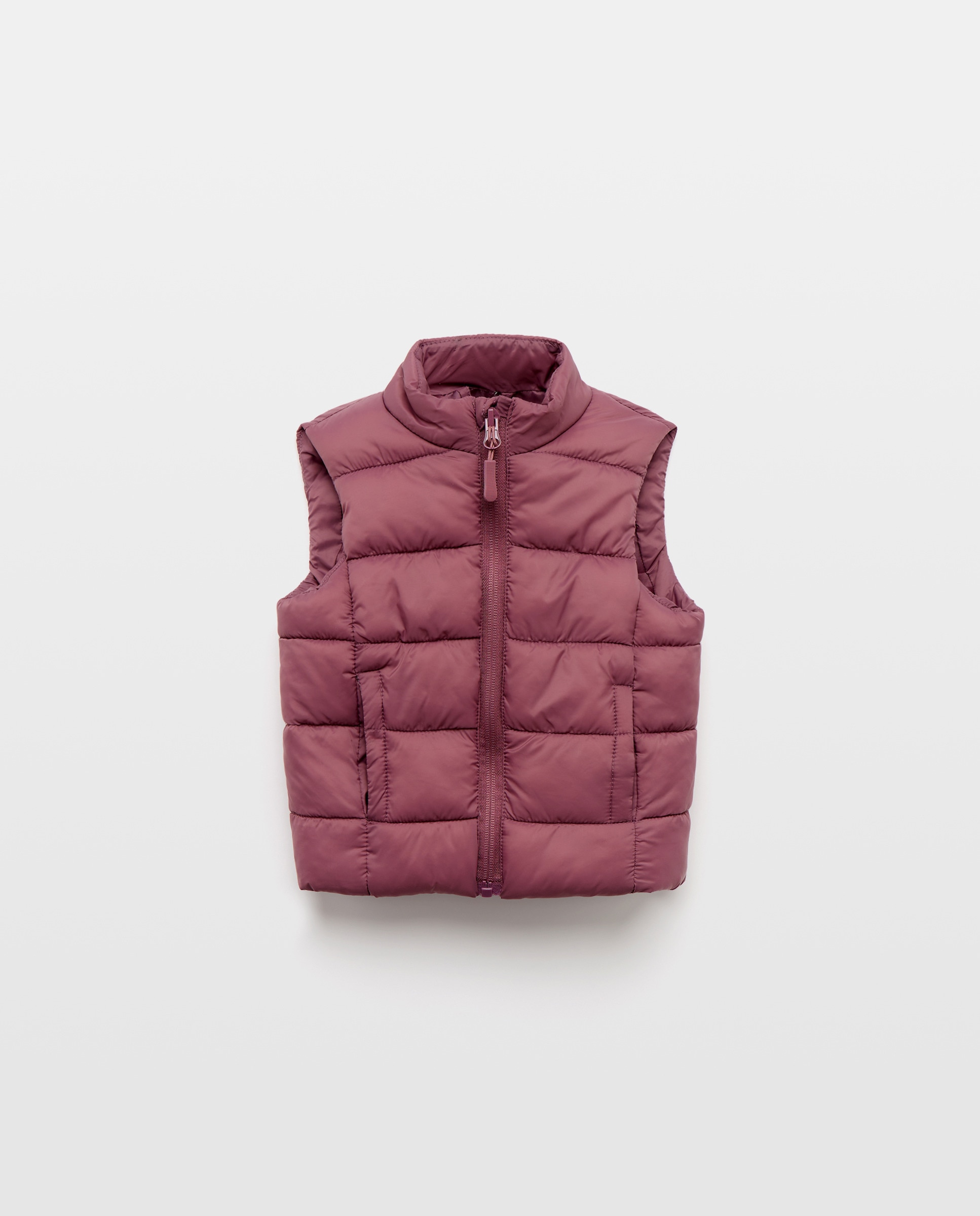 Chaleco de bebé ultraligero reversible Morado-1