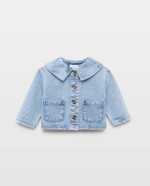 Imagen 0 de Cazadora acolchada bebé niña con cuello