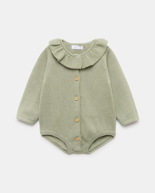 Imagen 0 de Pelele de recién nacido manga larga abierta