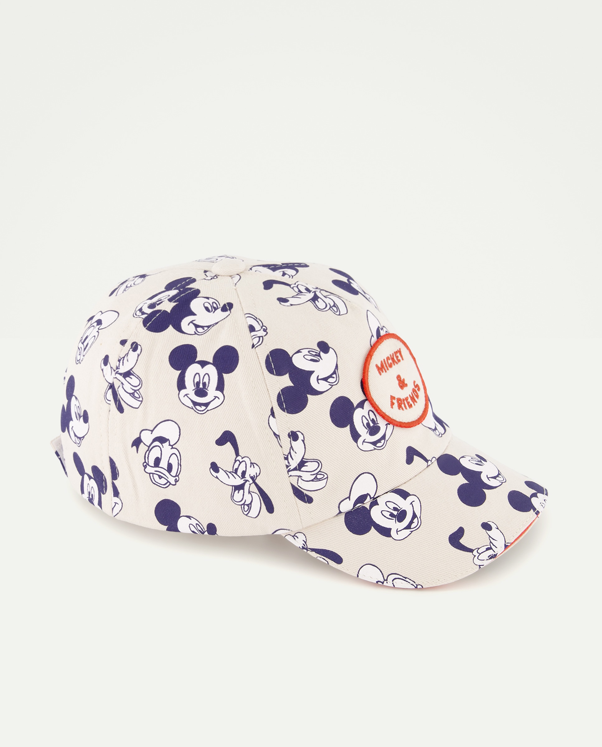 Boné de Bebé com Estampado Mickey e Amigos 120 Cru-1
