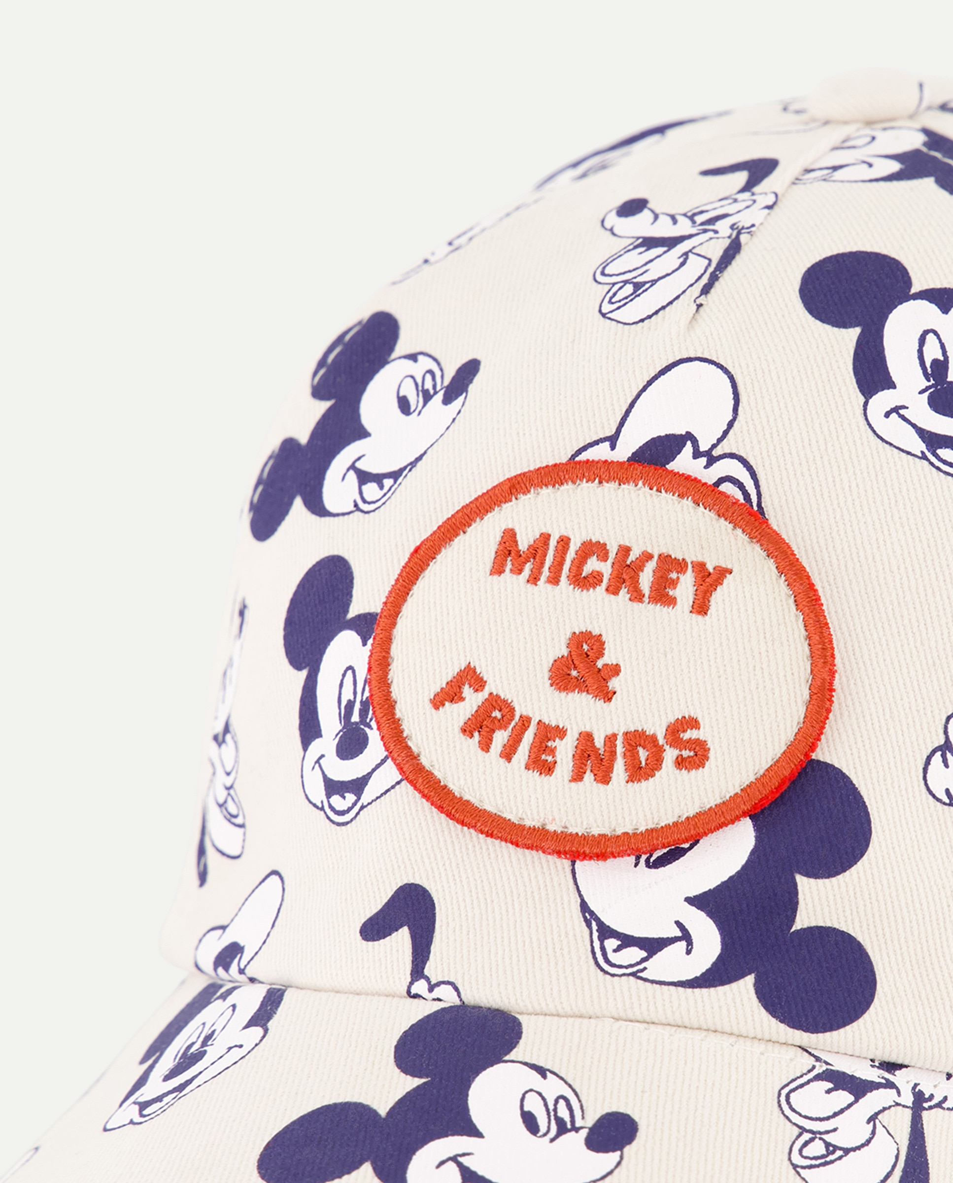 Boné de Bebé com Estampado Mickey e Amigos 120 Cru-2